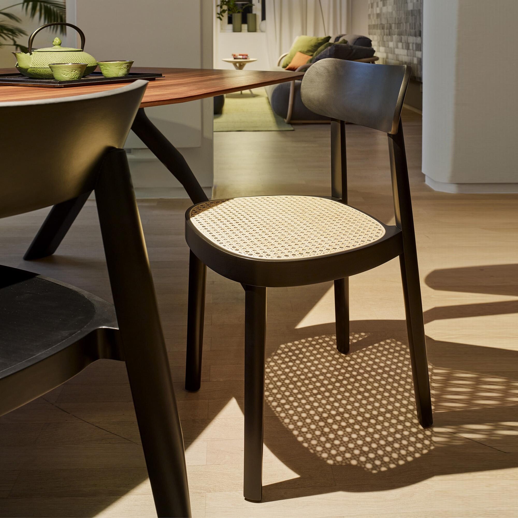 118 Chair with Wickerwork Set of 4