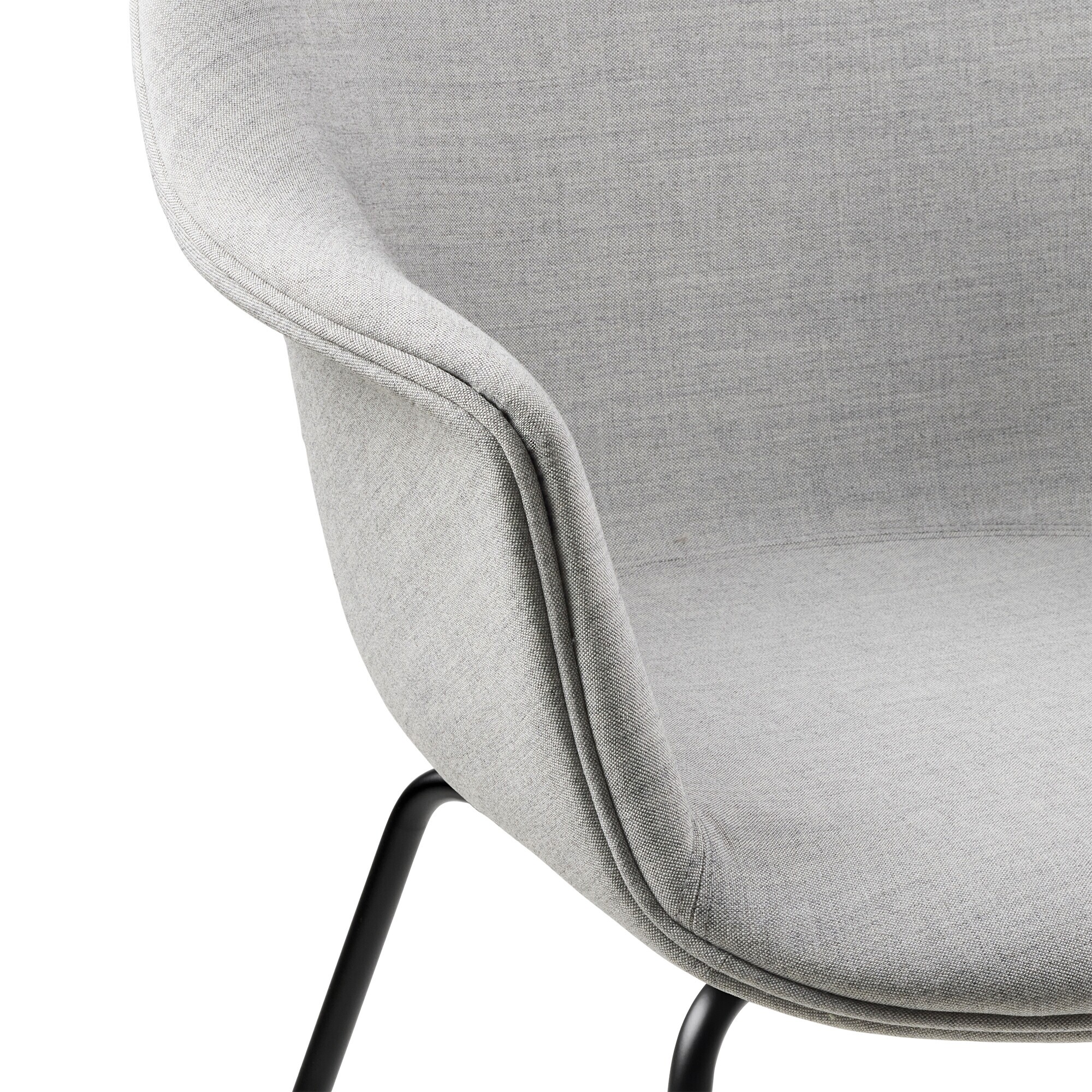 Bat Dining Chair Fully Upholstered Base Conic