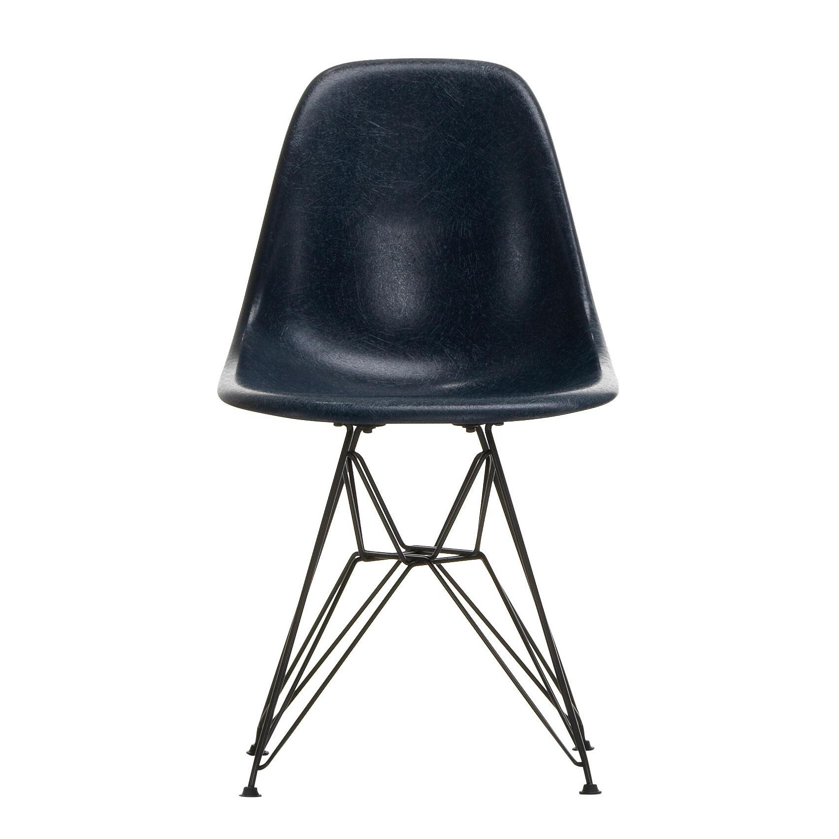 Eames Fiberglass Side Chair DSR Black Base