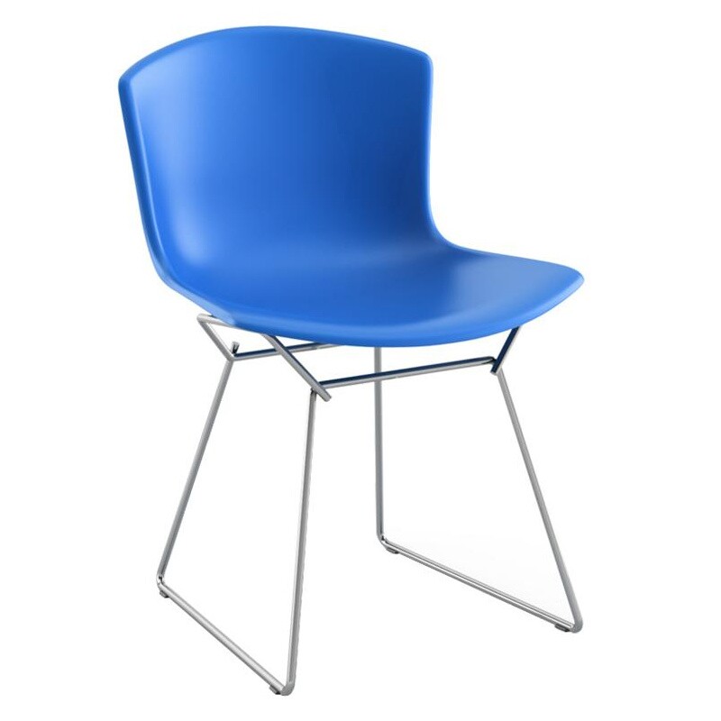 Bertoia Plastic Side Chair Frame Chromed
