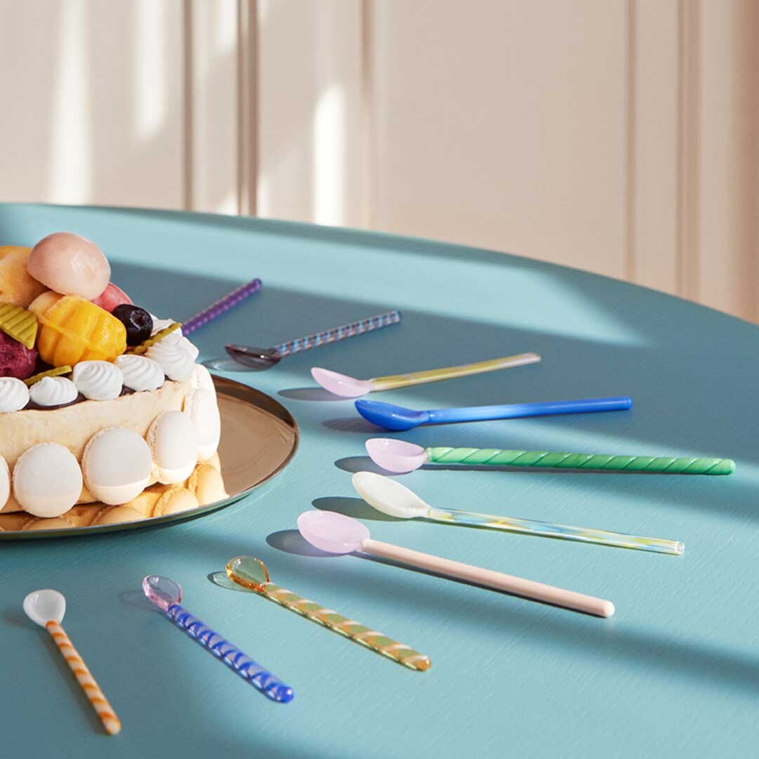 Glass Spoon Set of 2