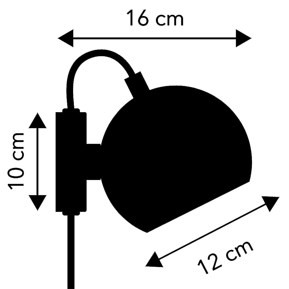 Limited Edition Ball Magnet Wall Lamp Matt