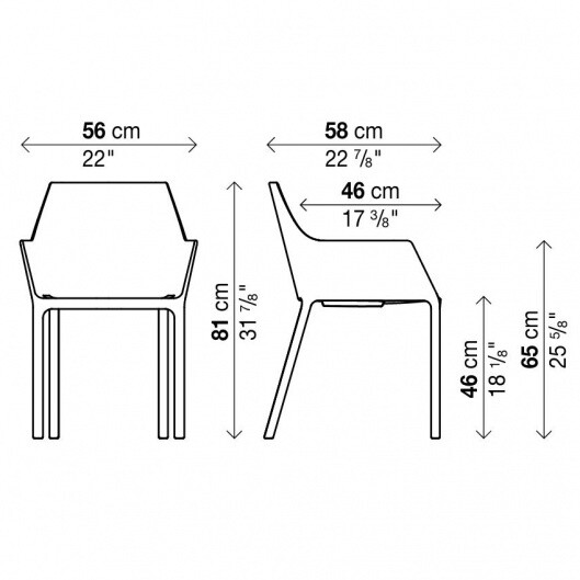 Kristalia Mem Armchair Set of 4