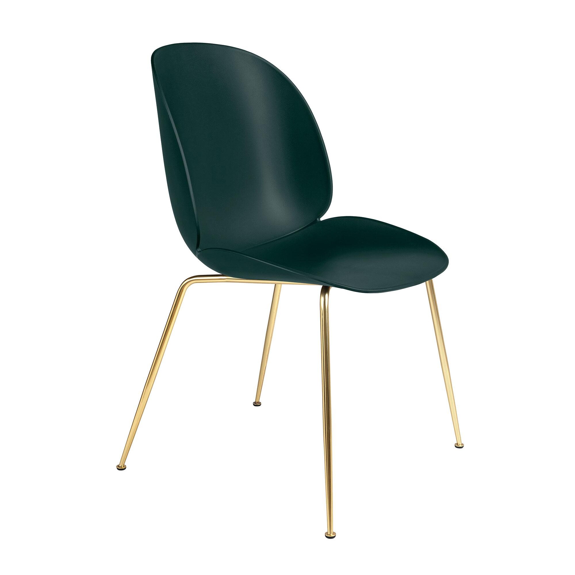 Beetle Dining Chair Frame Brass