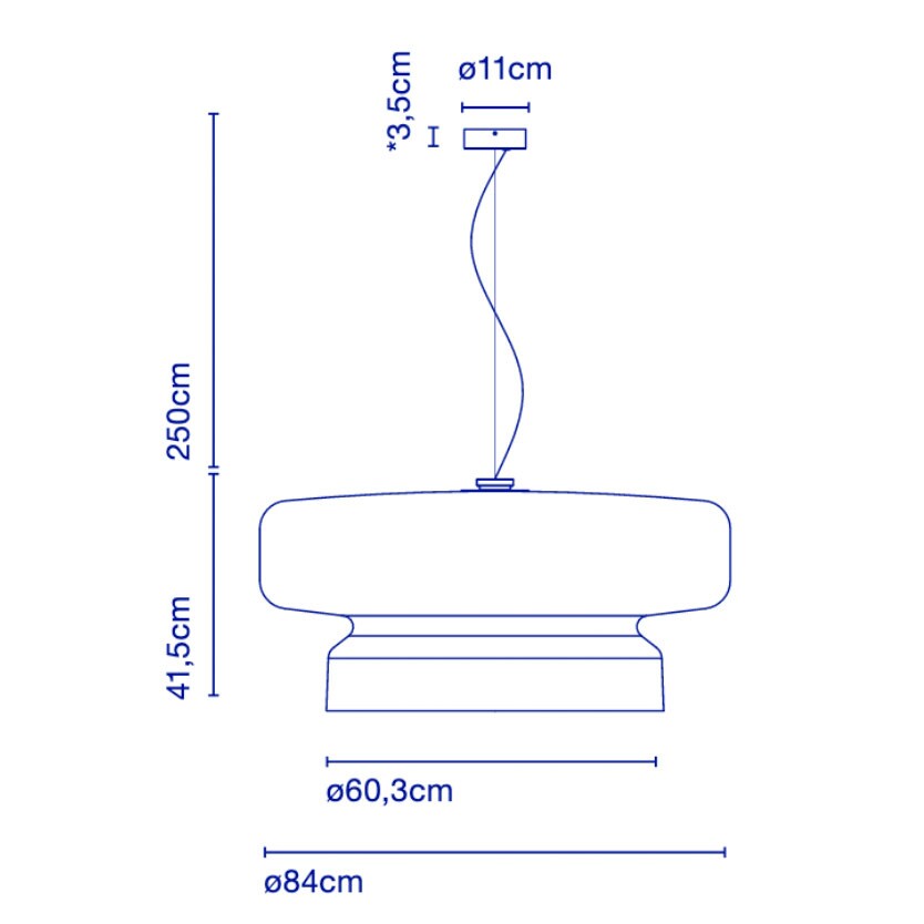 Bohemia 84 LED Suspension Lamp