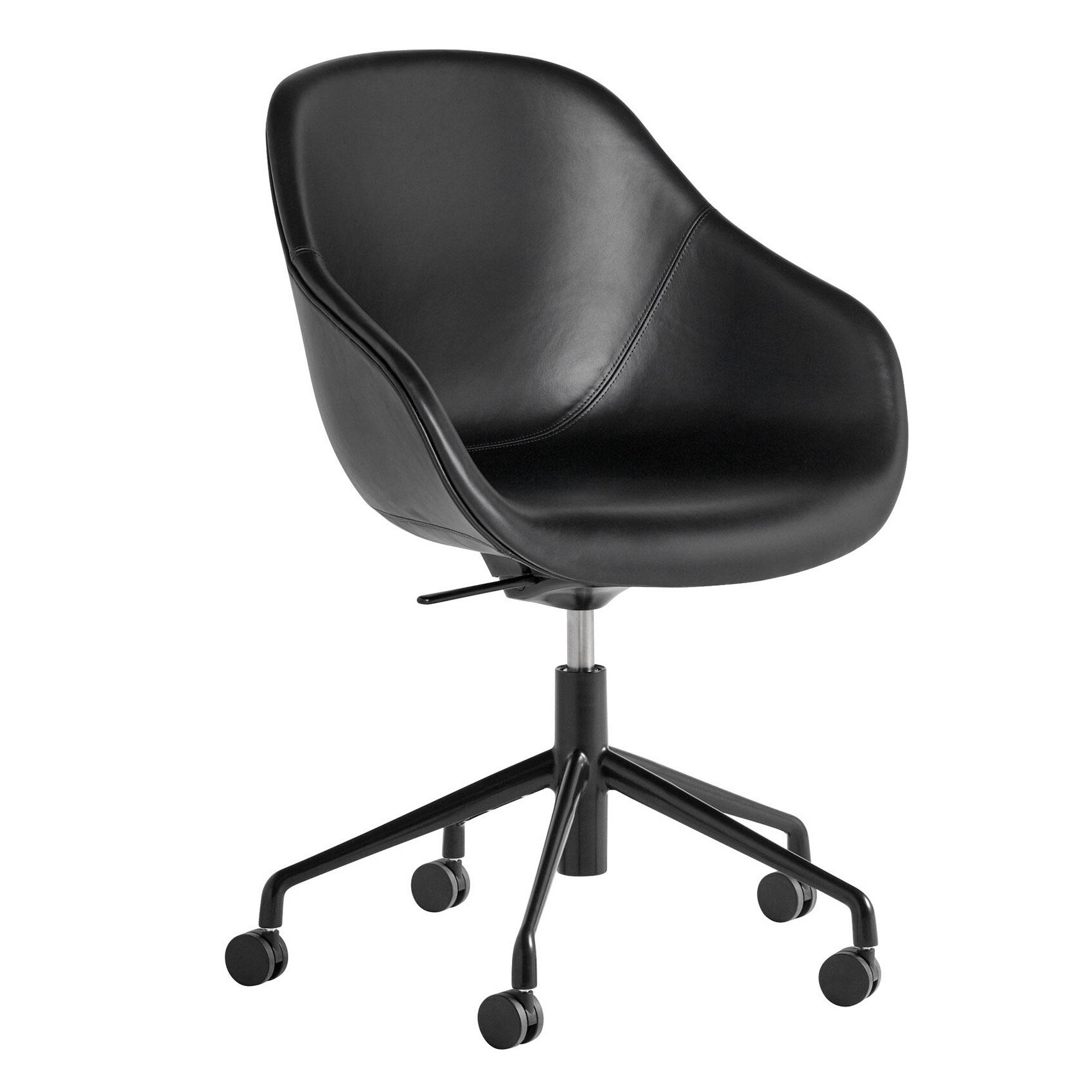 About a Chair AAC 155 Office Chair Leather Black Base