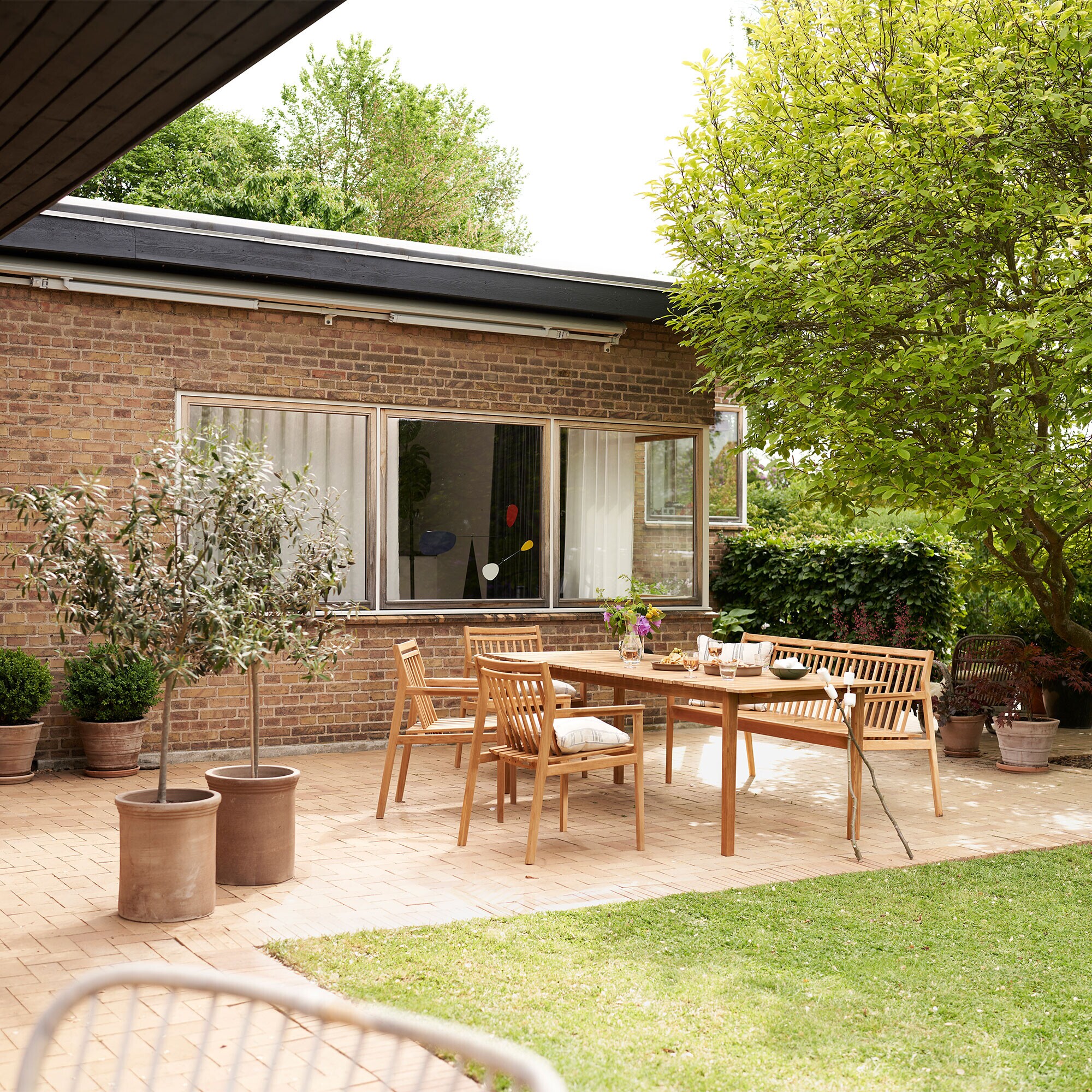 M11 Sammen Garden Bench with Backrest 3 Seater