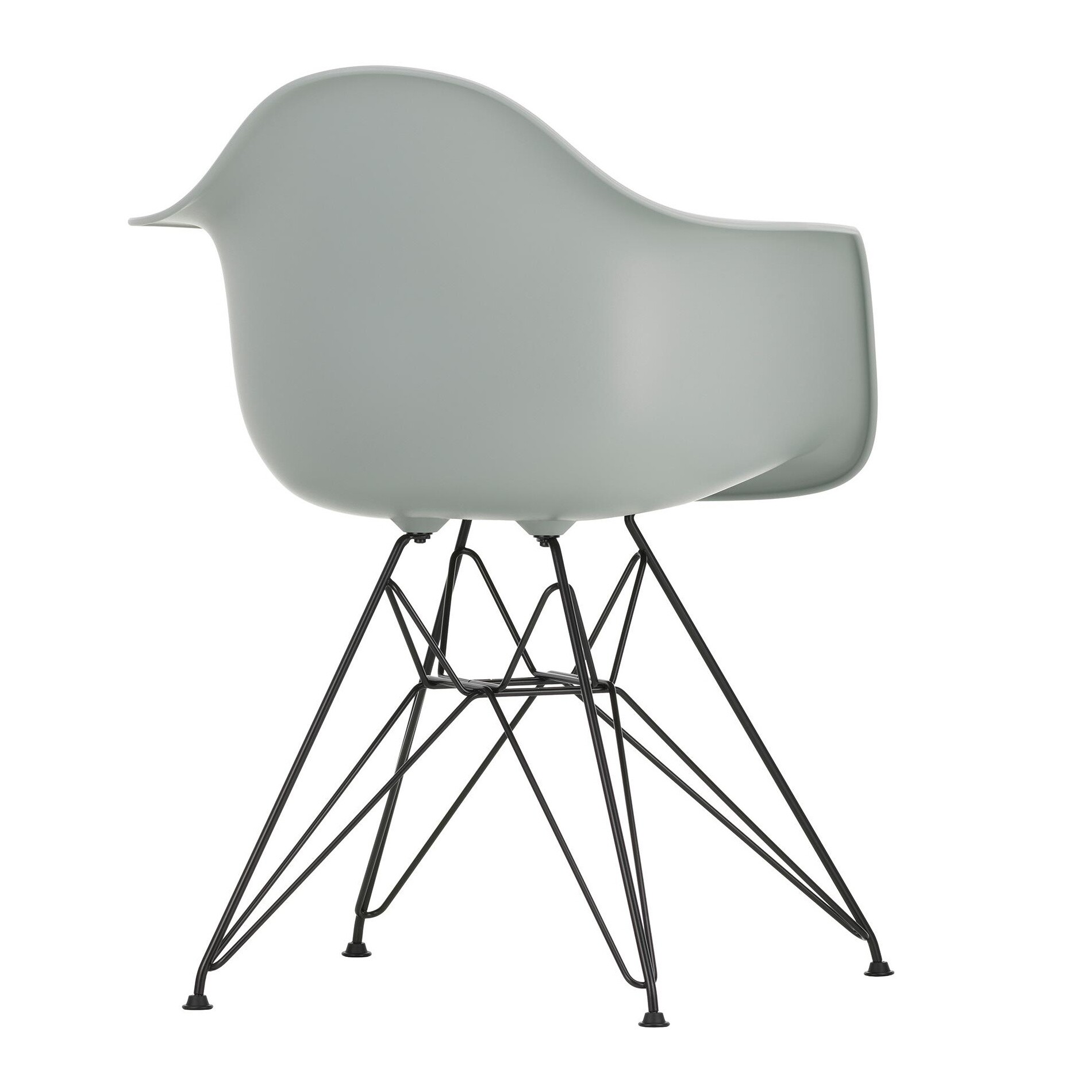 Eames Plastic Armchair DAR RE Black Base
