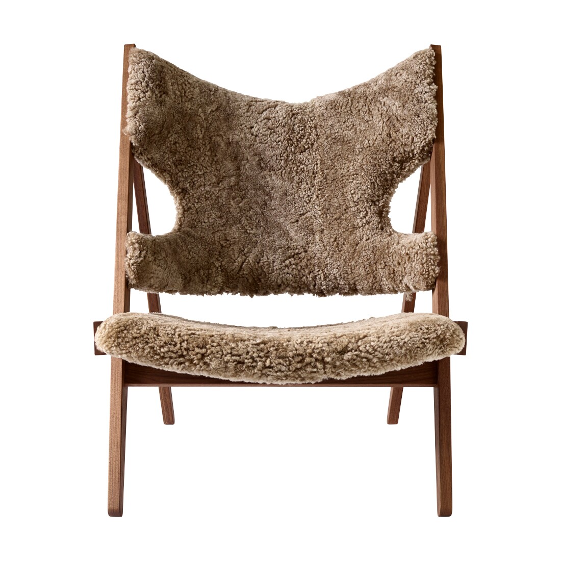 Knitting Lounge Chair Sheepskin