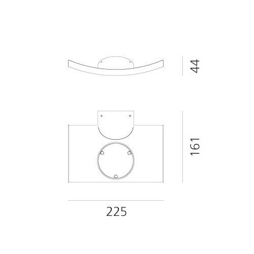 Microsurf Parete LED Wall Lamp