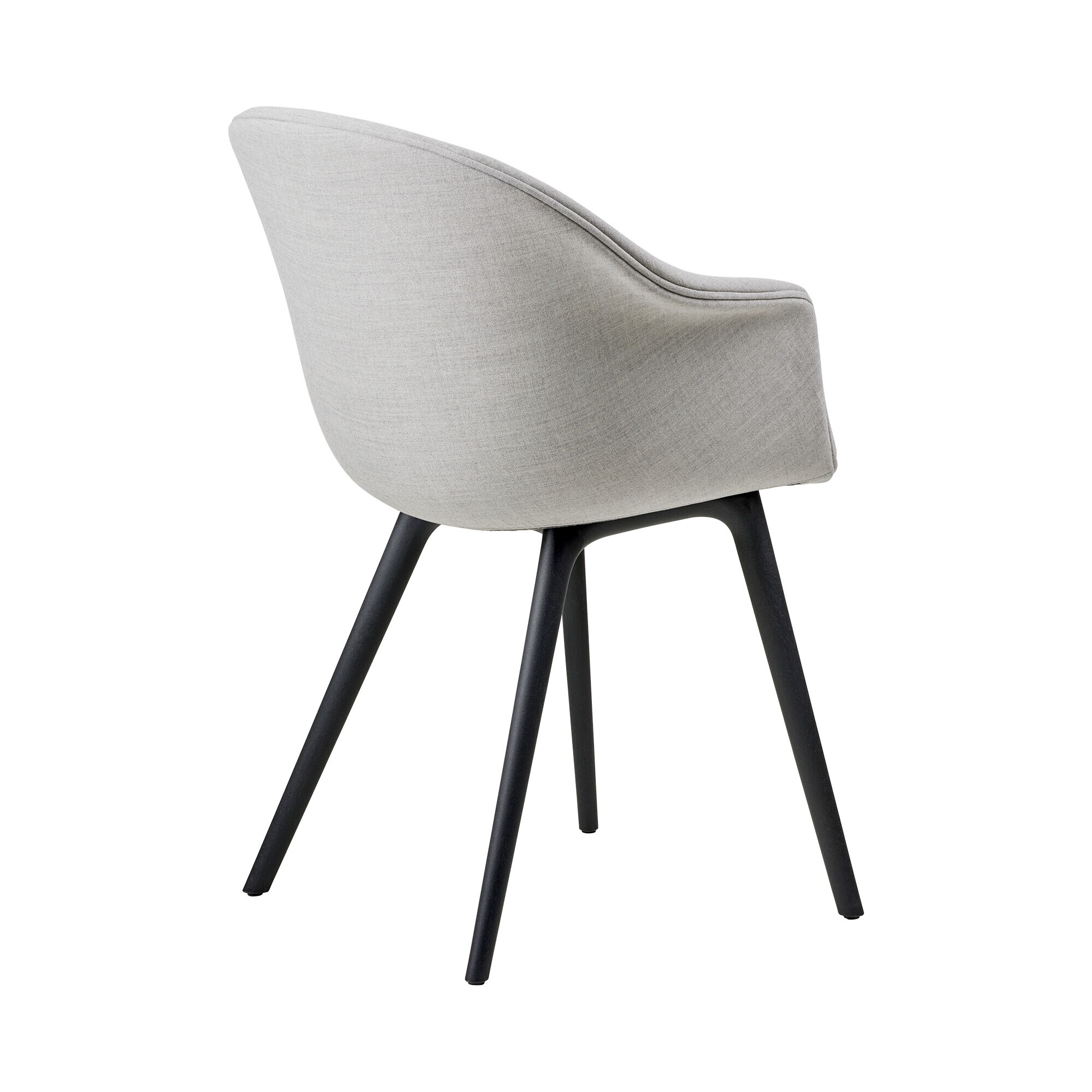 Bat Dining Chair Fully Upholstered Base Plastic