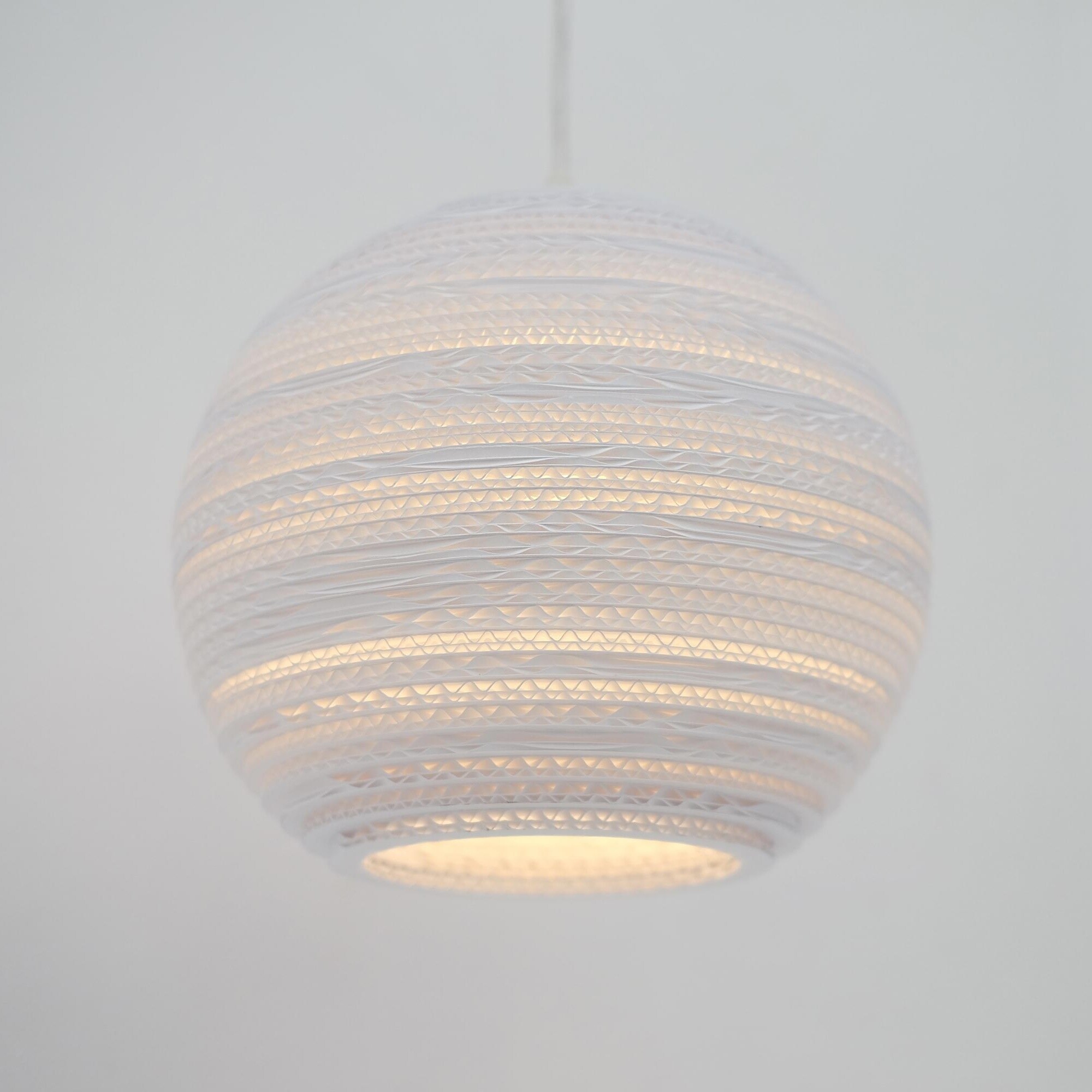 Moon Suspension Lamp White