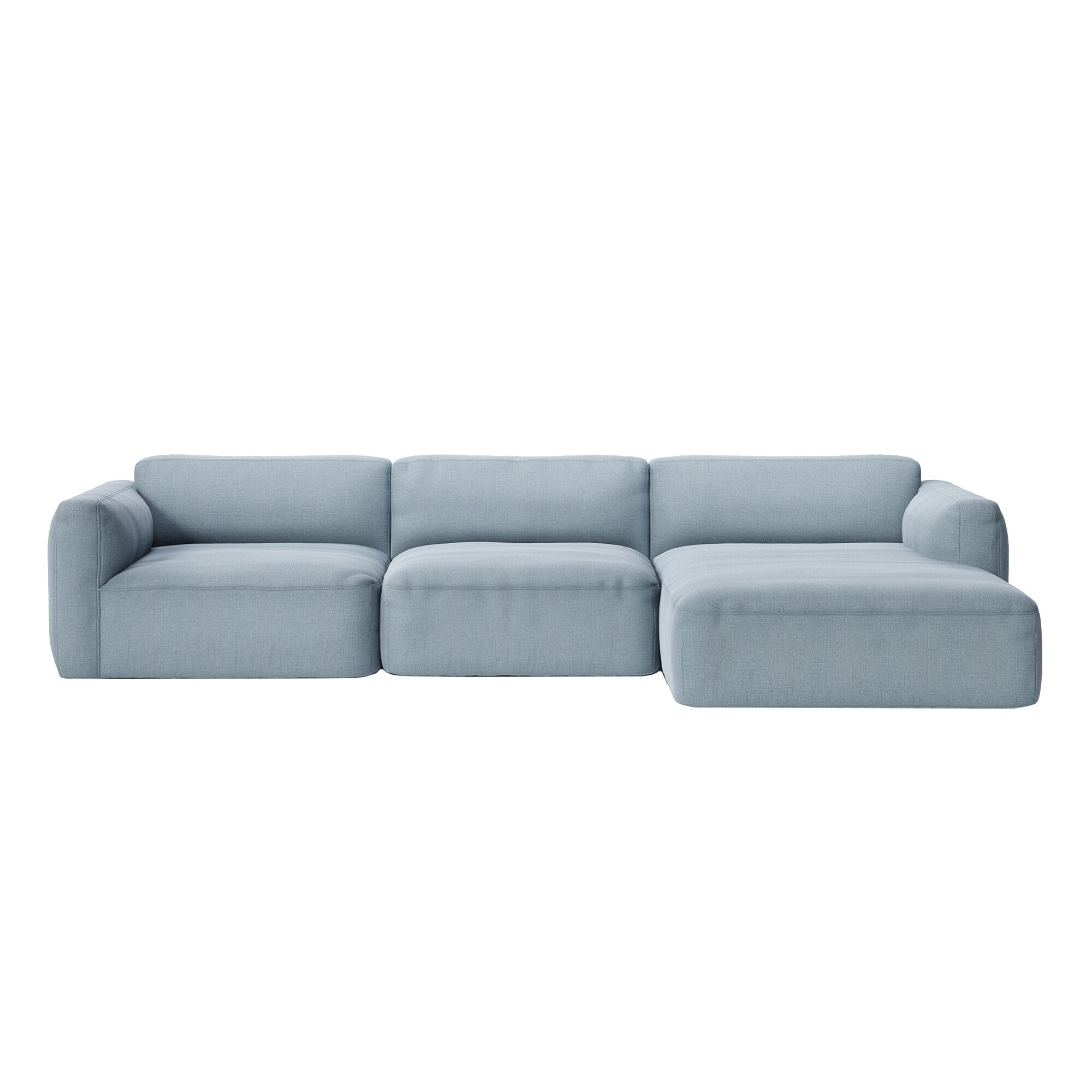 Develius Mellow 3-Seater Sofa Chaise Longue Right