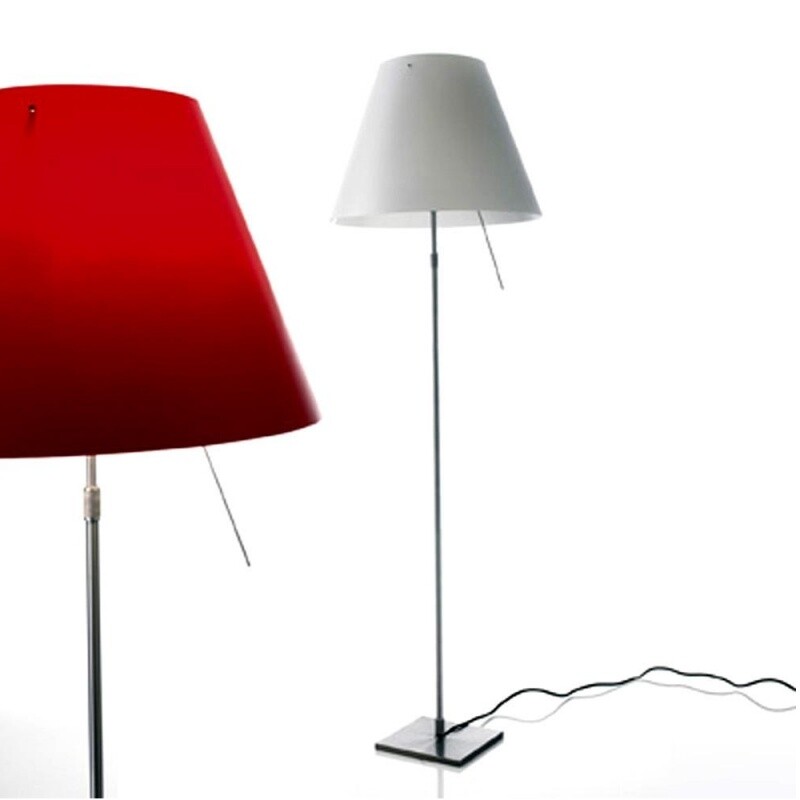 Costanza Terra Floor Lamp Telescope/Dimmer