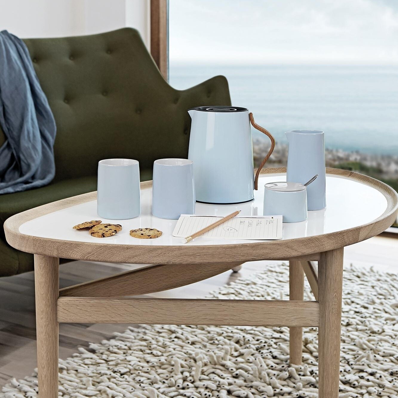 Emma Coffee Vacuum Jug 1.2L Glossy