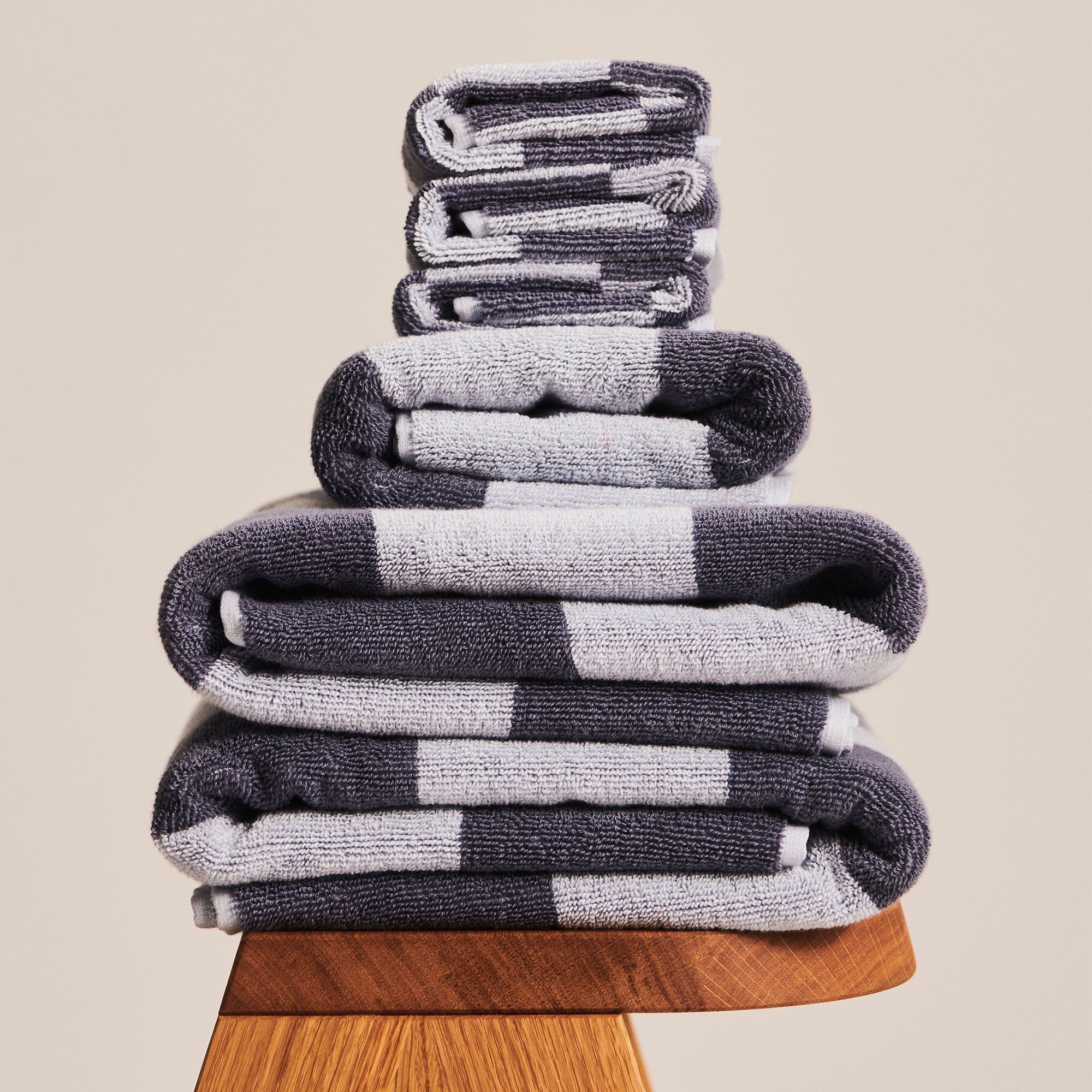 Check Bath Towel 70x136cm