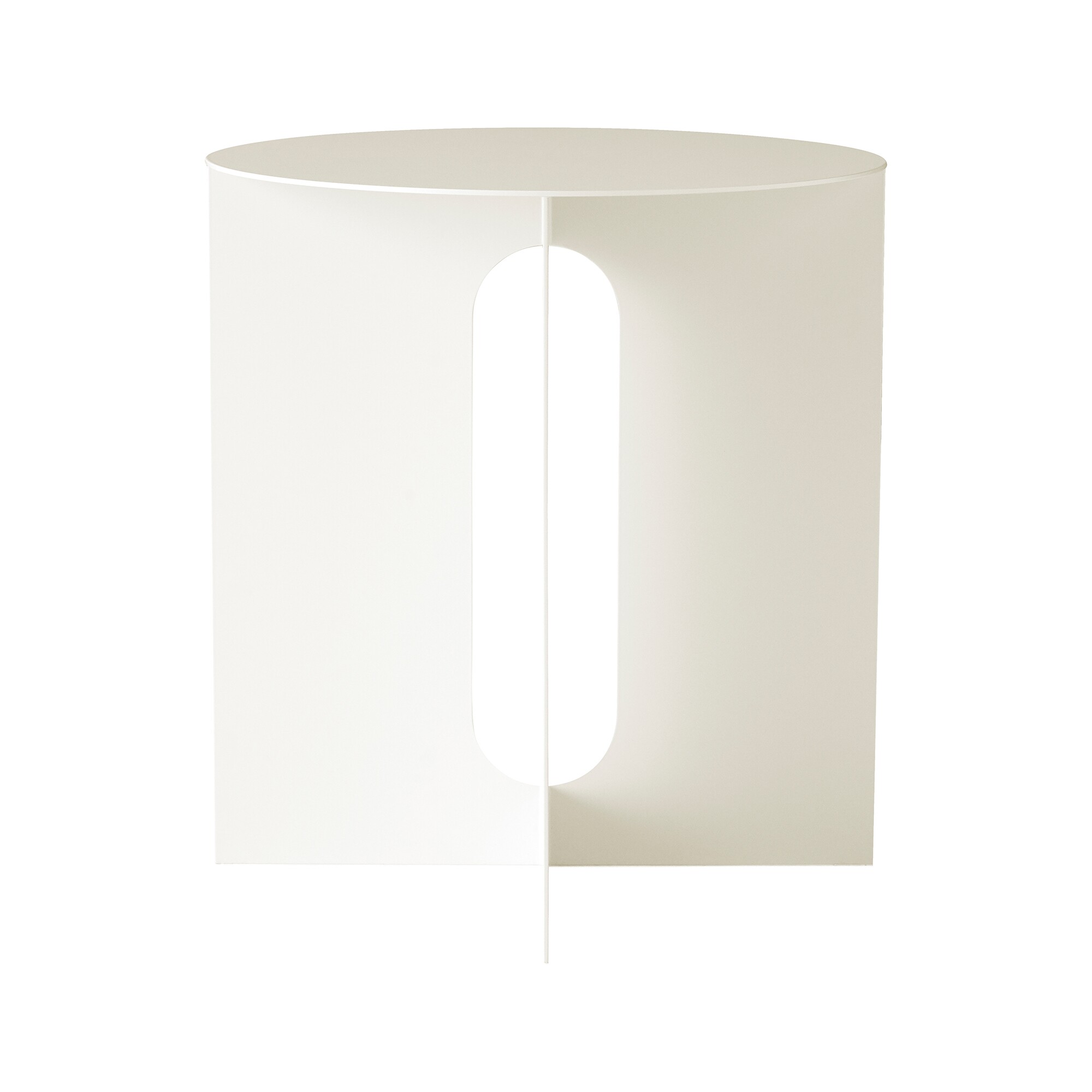 Androgyne Side Table Steel Ø 40cm