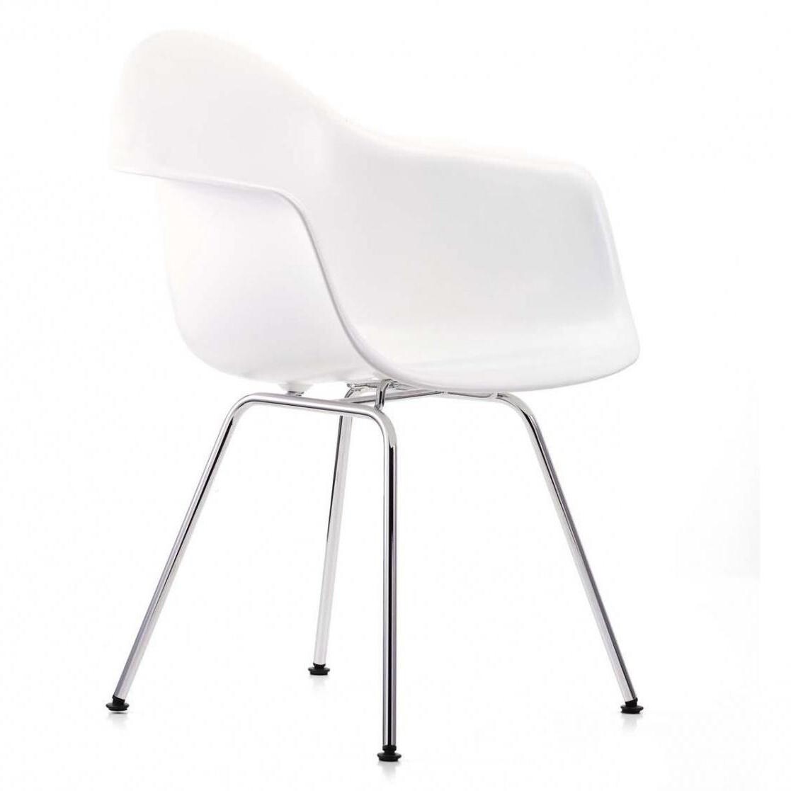 Eames Plastic Armchair DAX RE Chromed Base