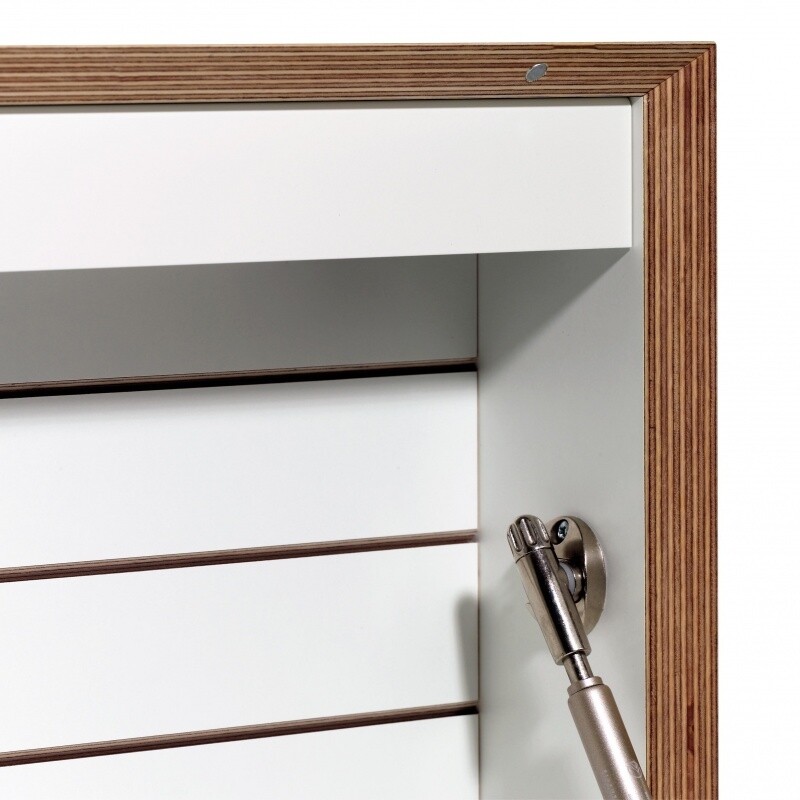 Flatmate Wall Secretary with Birch Edge