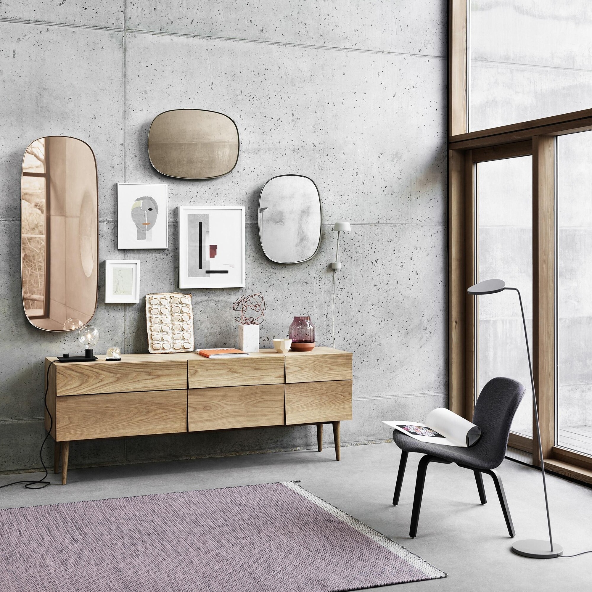 Muuto Framed Mirror 118x44,5cm