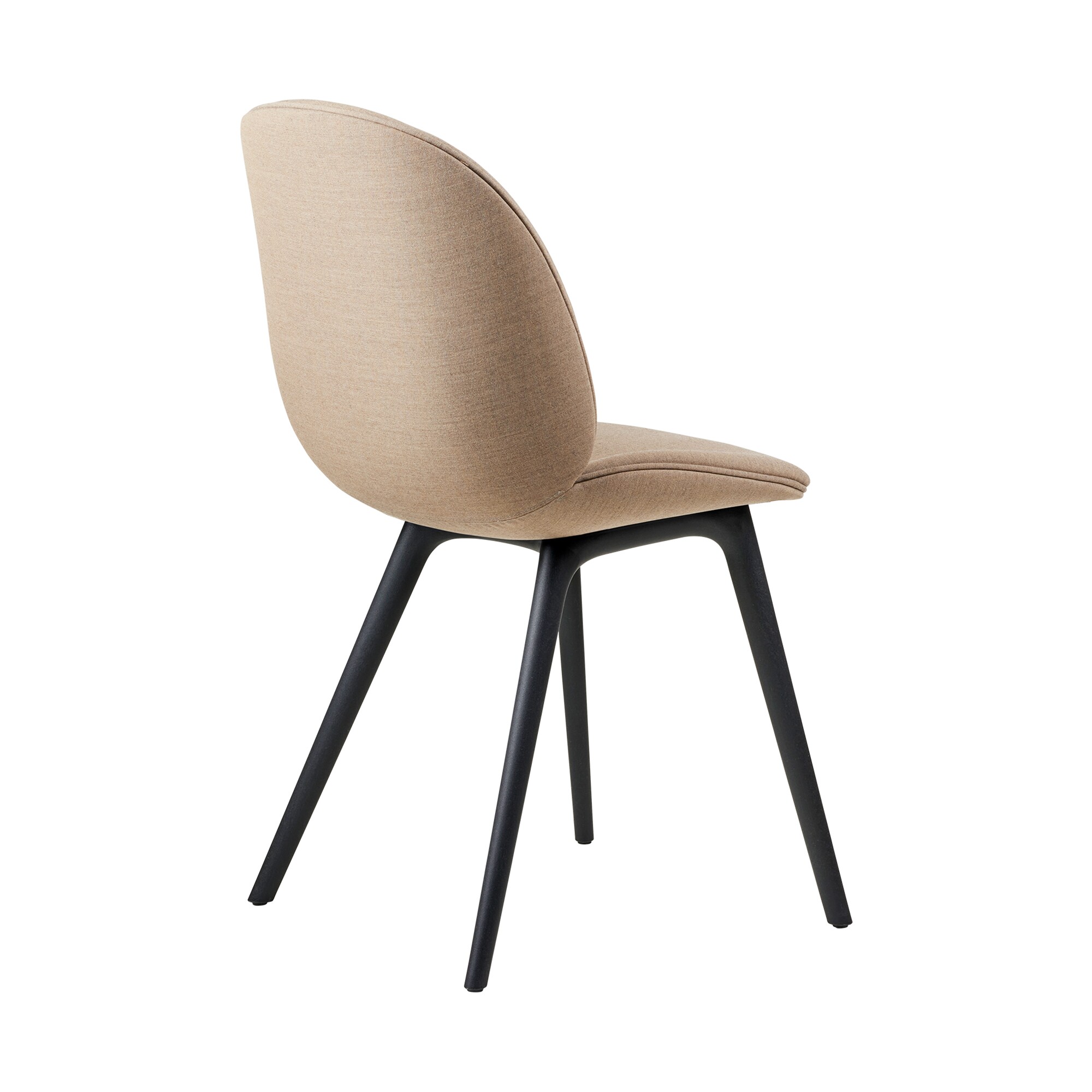 Beetle Dining Chair Full Upholstered Base Plastic