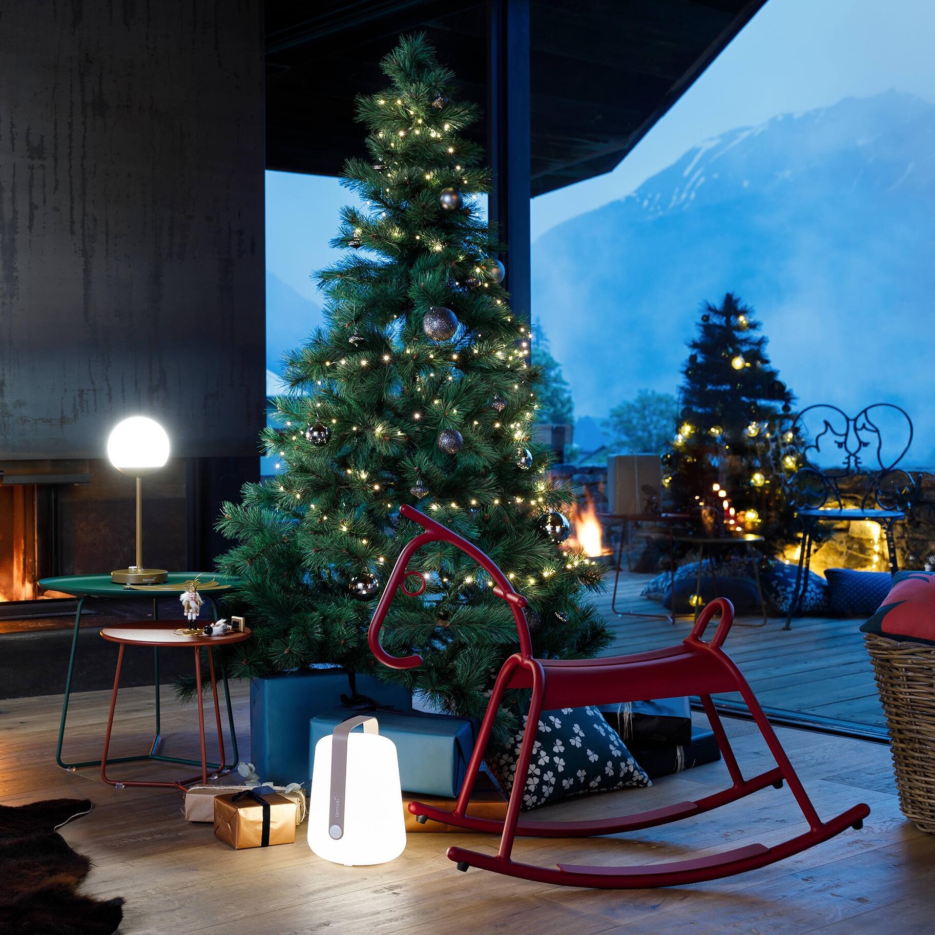 Balad LED Lamp With Battery H 25cm Set of 2