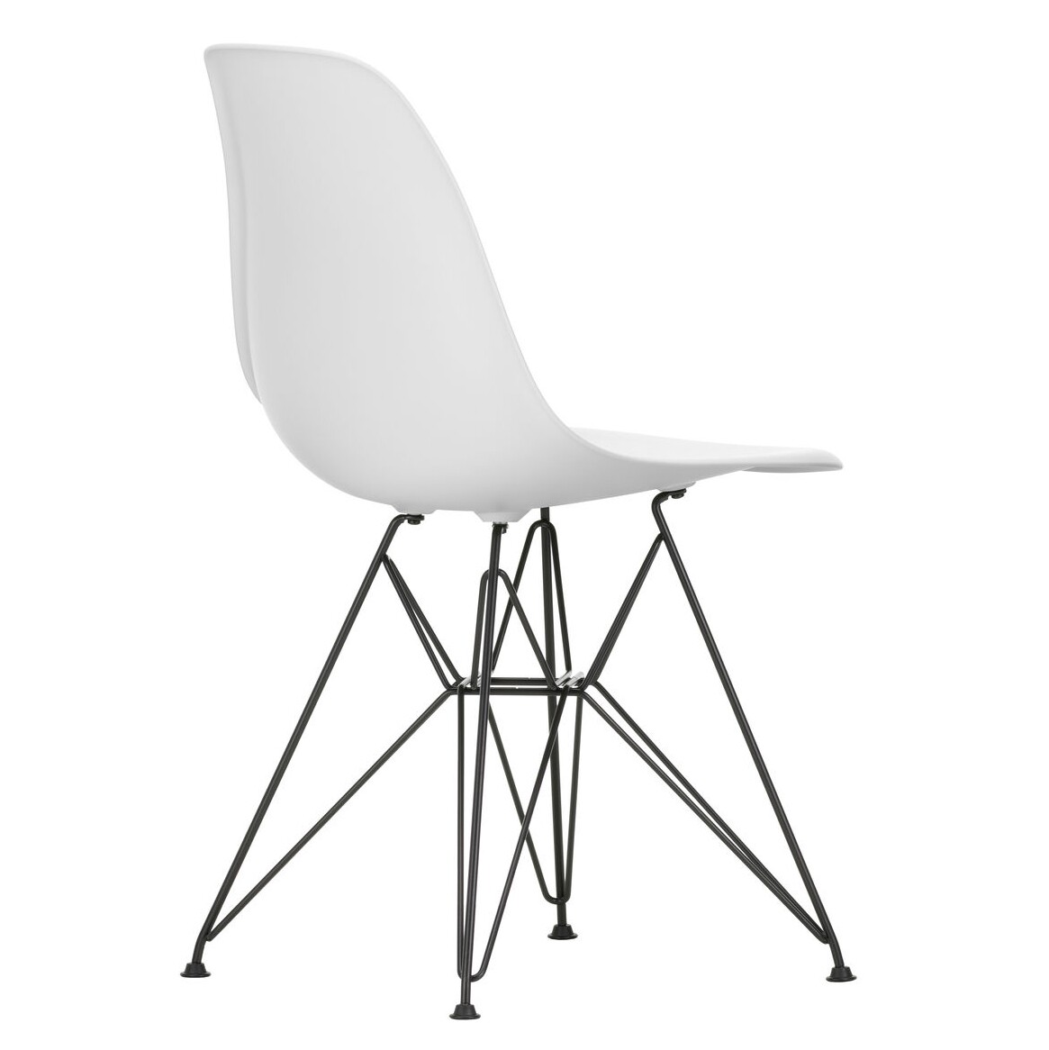 Eames Plastic Side Chair DSR RE Black Base