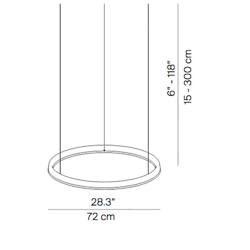 Compendium Circle LED Suspension Lamp Ø72cm
