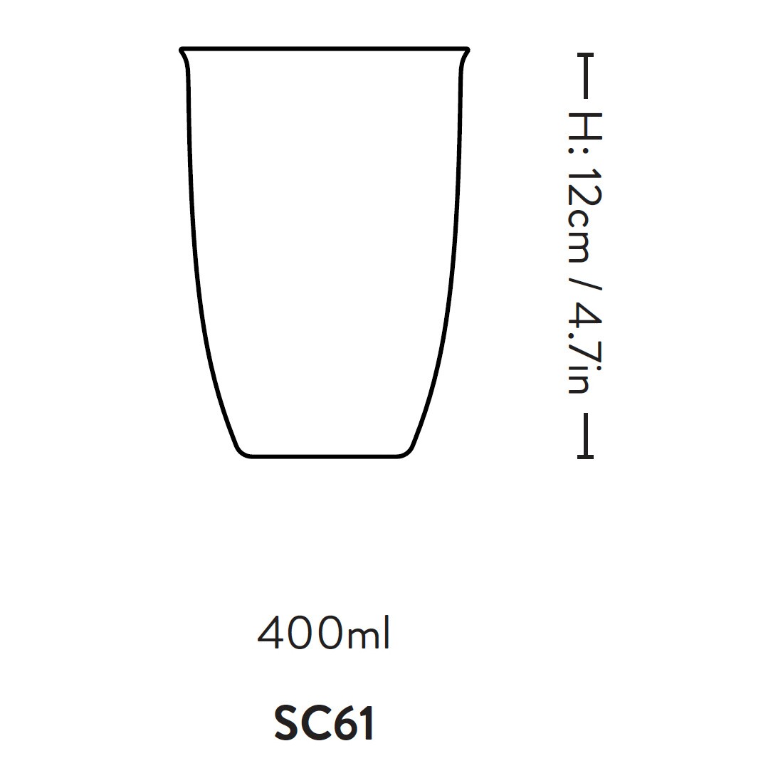 Collect SC61 Drinking Glass Set Of 2