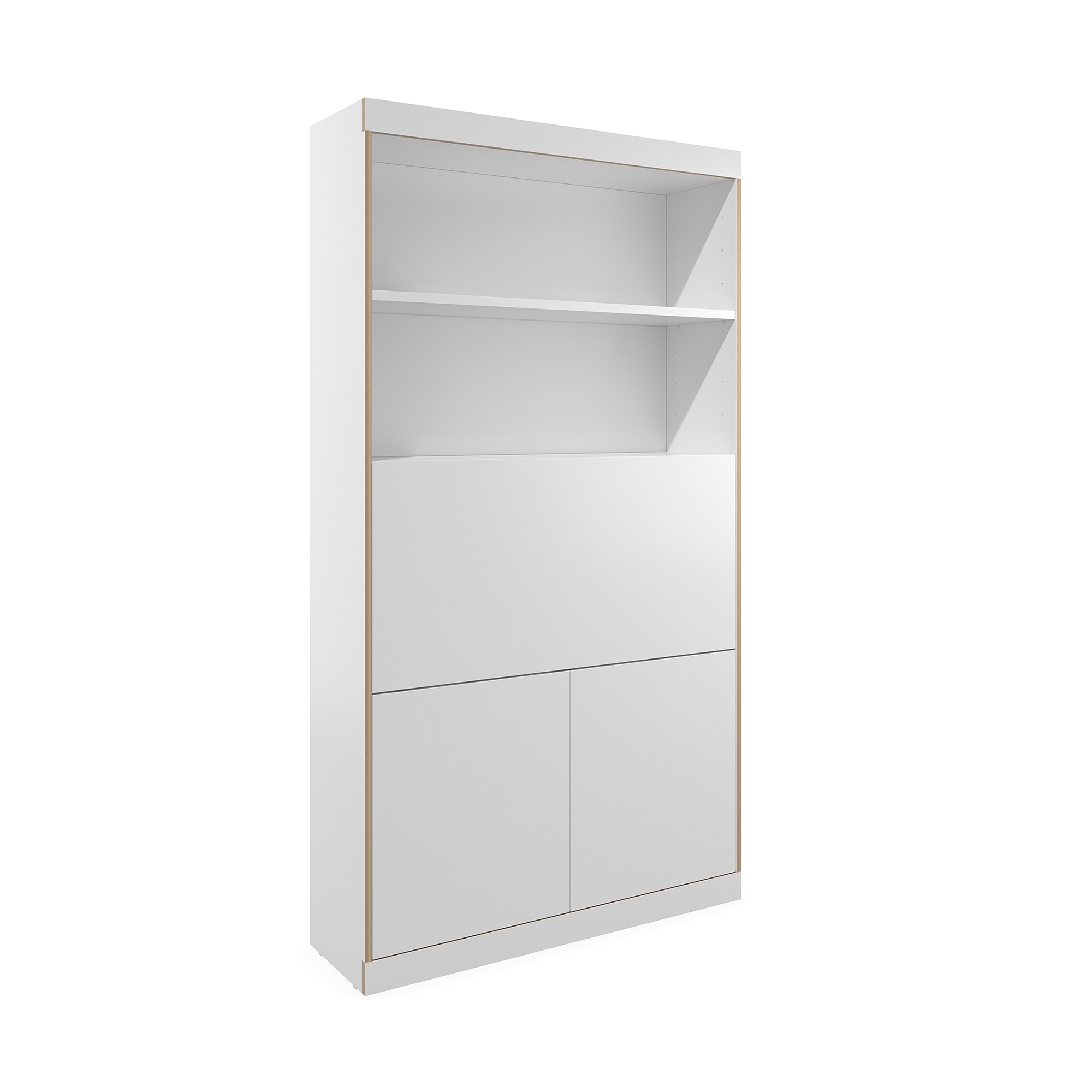 Flai Home-Office Secretary Melamine 118x36x216.8cm