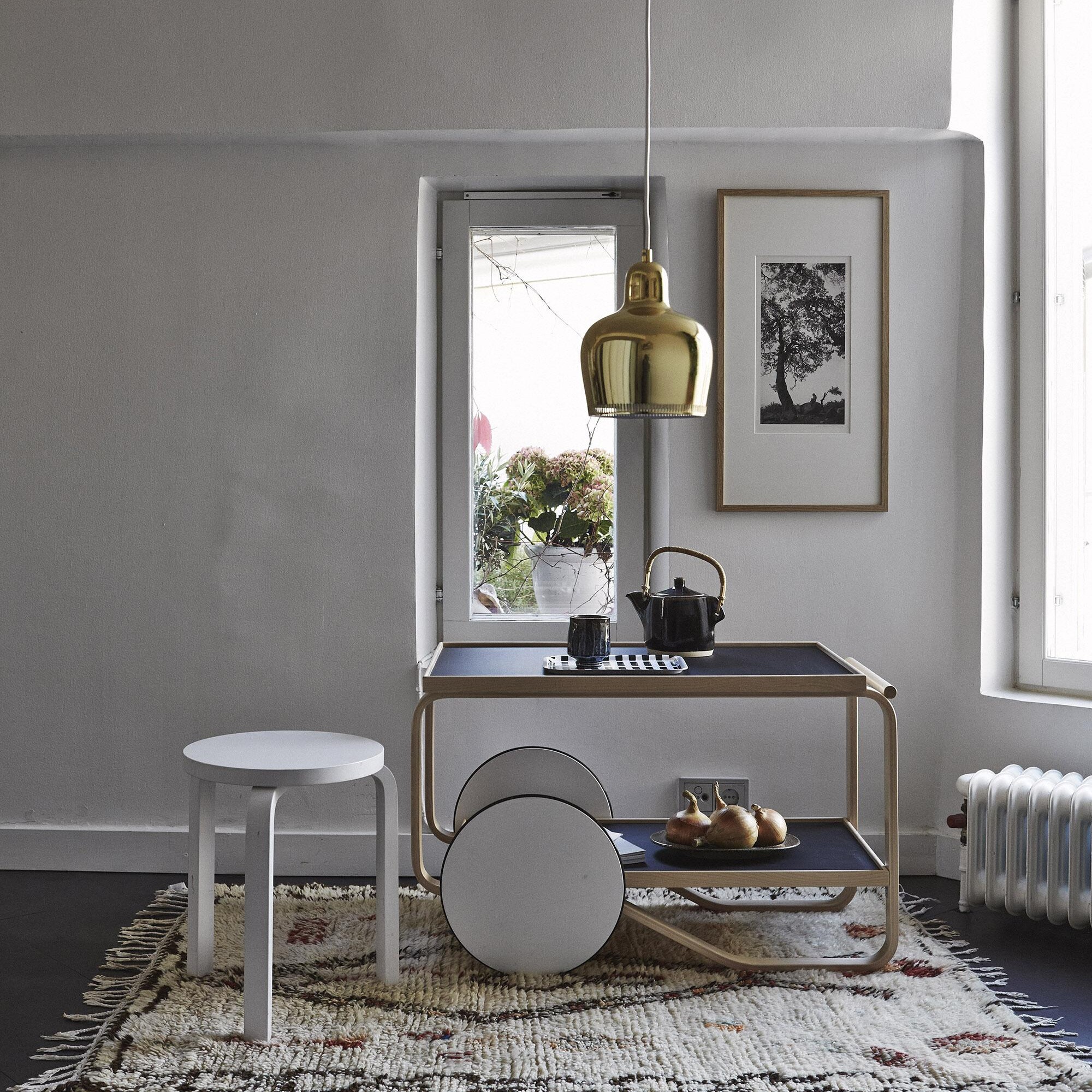 A330S Golden Bell Suspension Lamp Brass