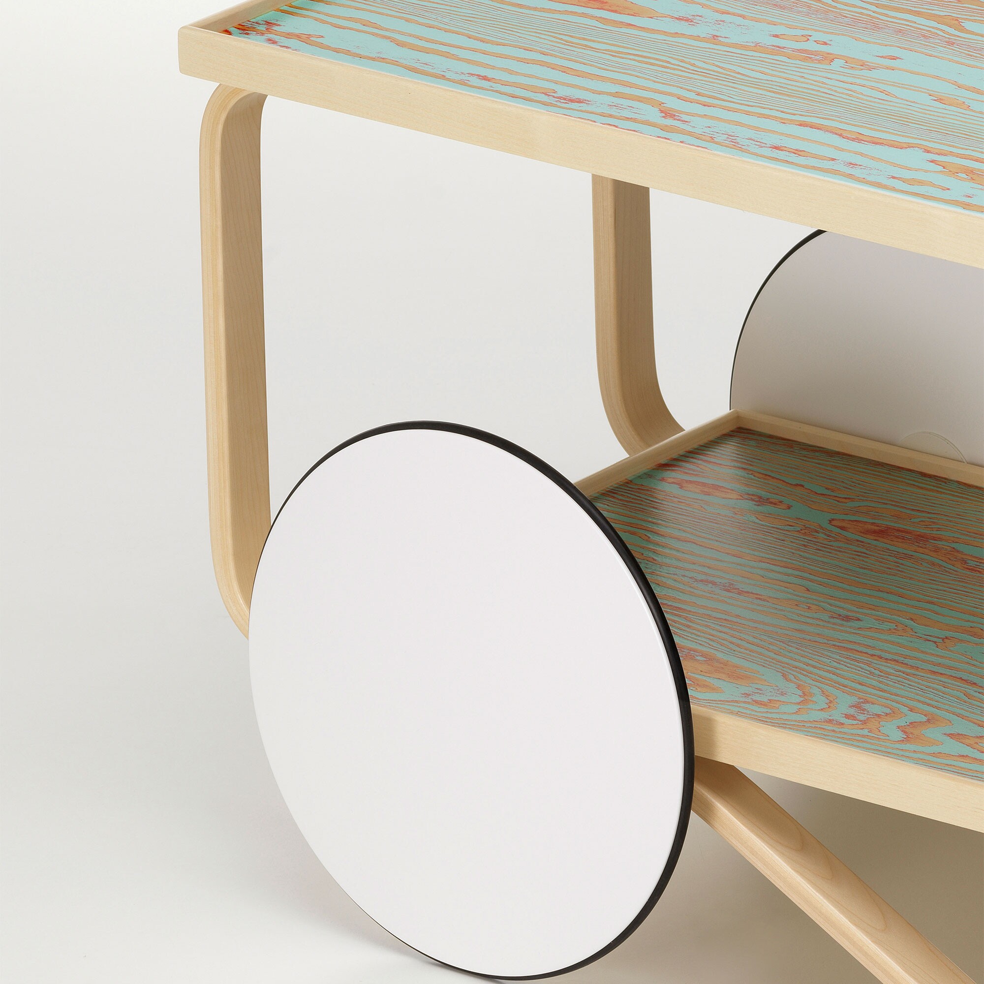 901 Tea Trolley Birch Base