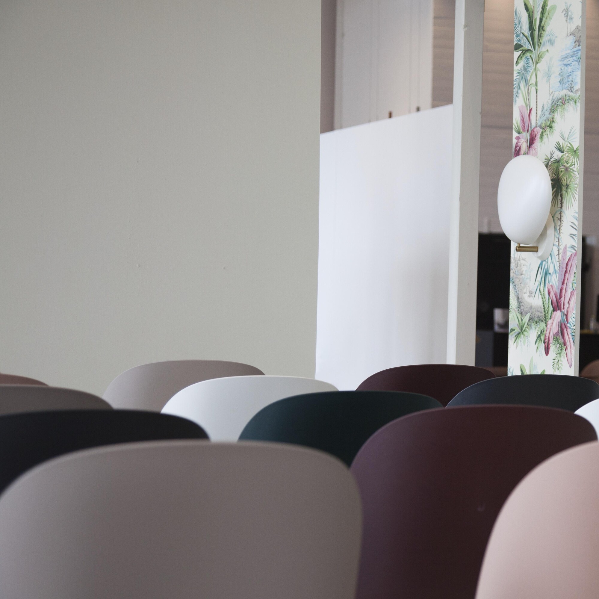 Beetle Bar Chair Brass Base 118cm