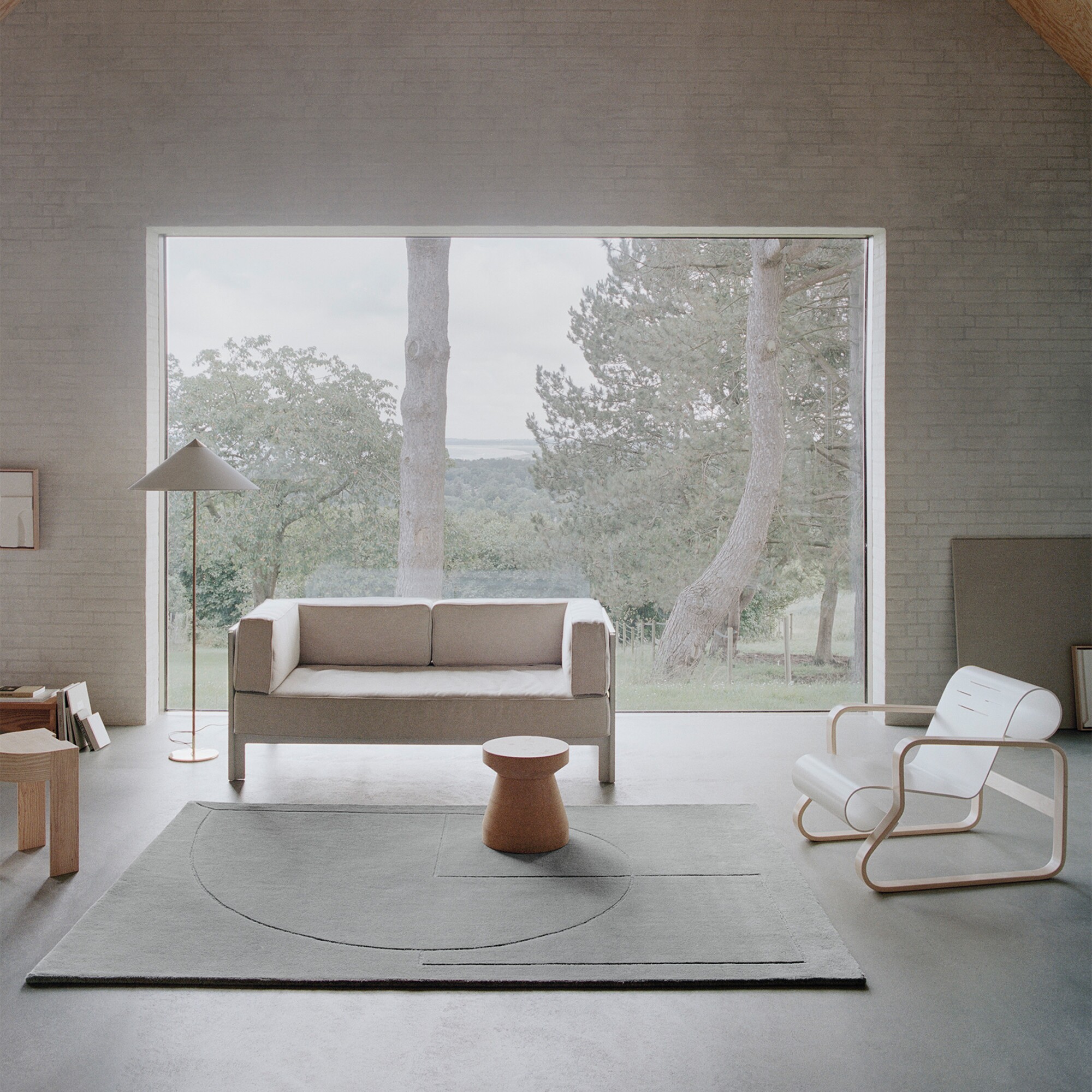 Lineal Poem Wool Rug 140x200cm