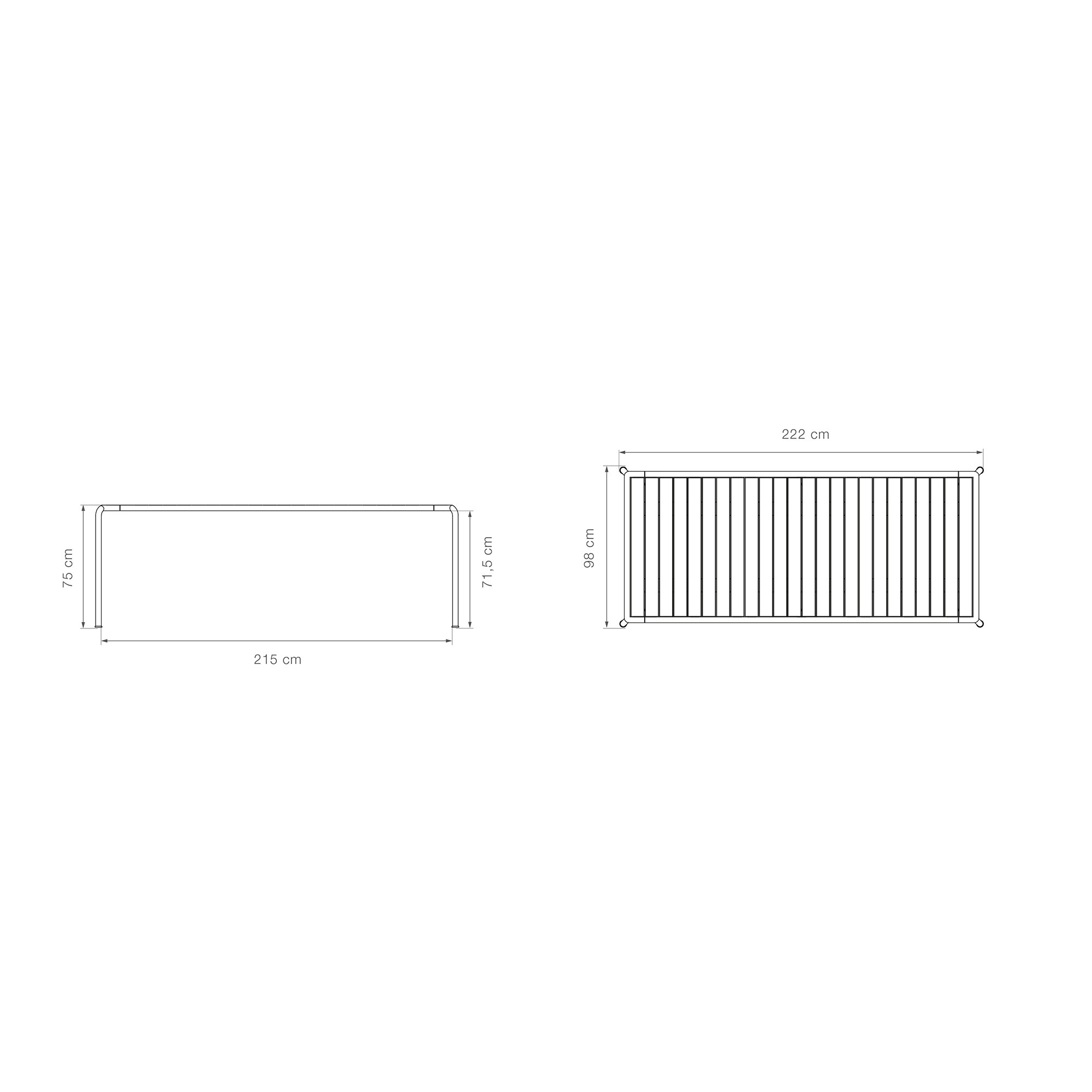 Avanti Outdoor Dining Table 222x98cm