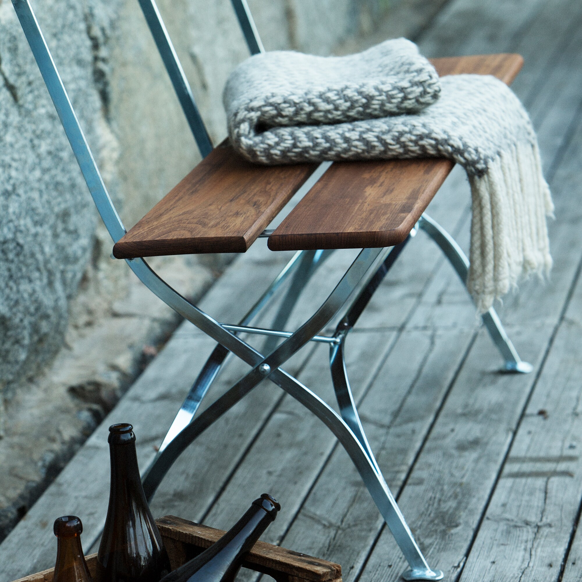 Bryggeri Garden Bench Foldable 120cm Teak