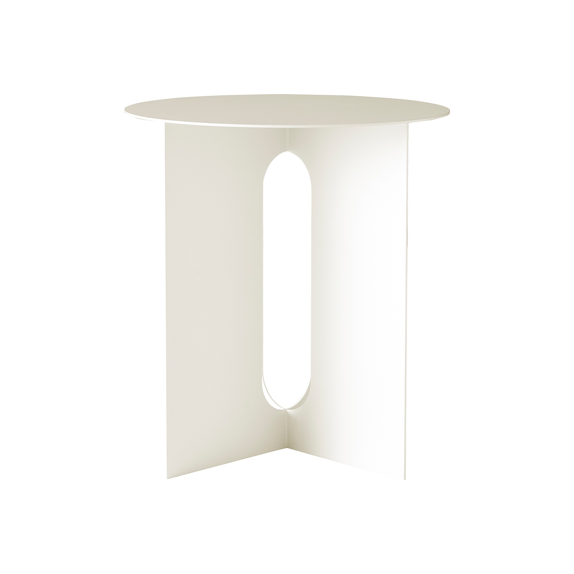 Androgyne Side Table Steel Ø 40cm
