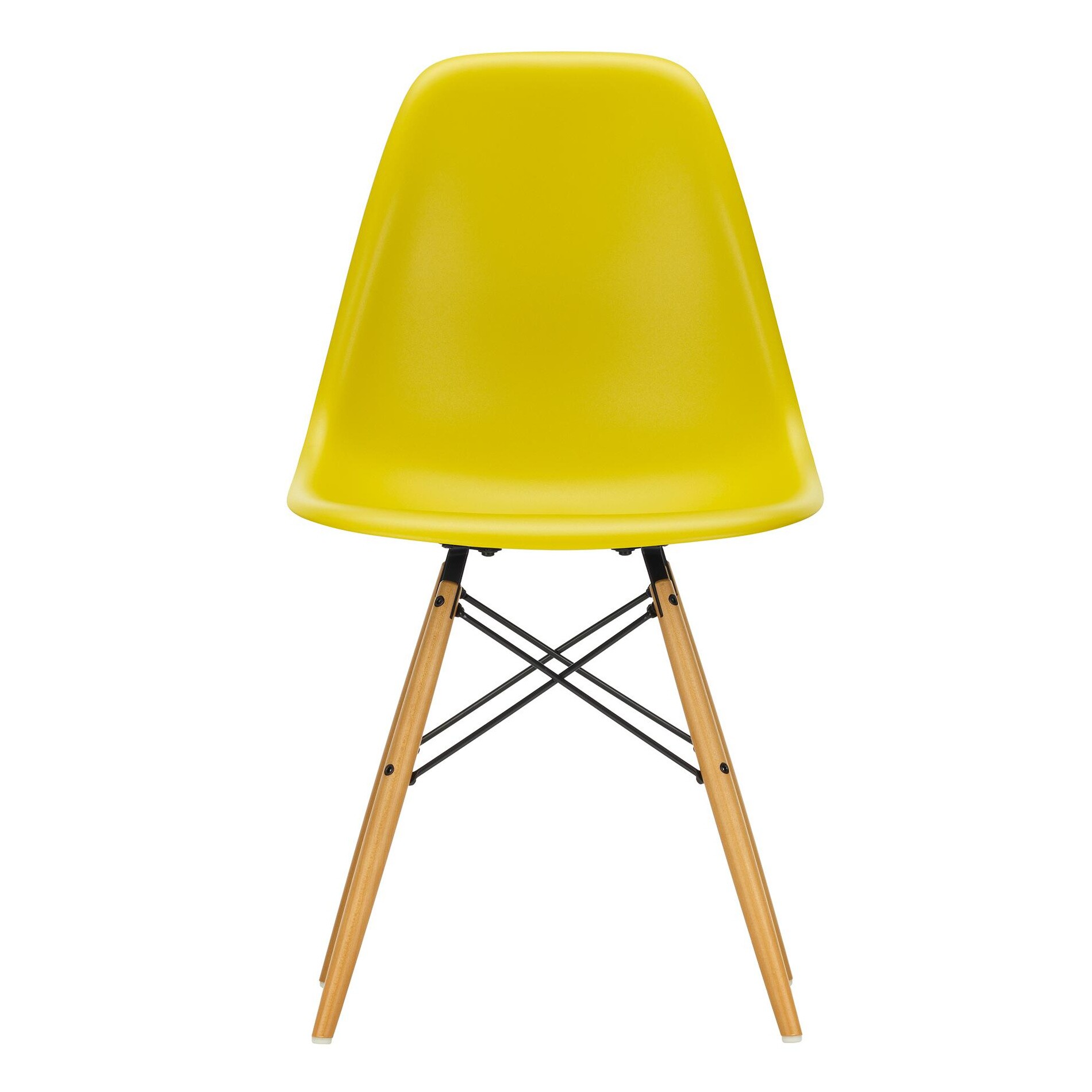 Eames Plastic Side Chair DSW RE Golden Maple