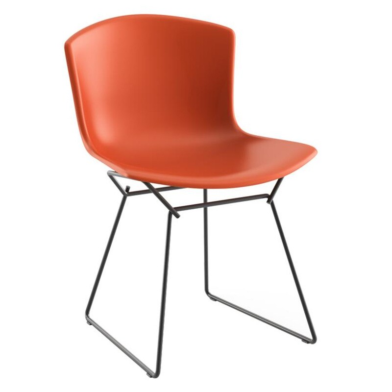 Bertoia Plastic Side Chair Frame Black