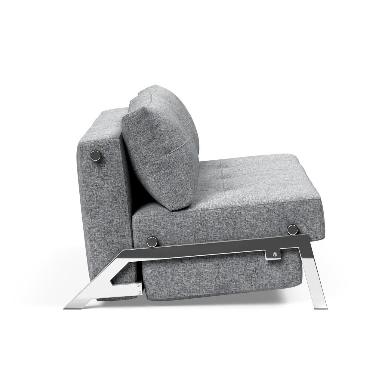 Cubed 160 Sofa Bed Chrome 165x103cm