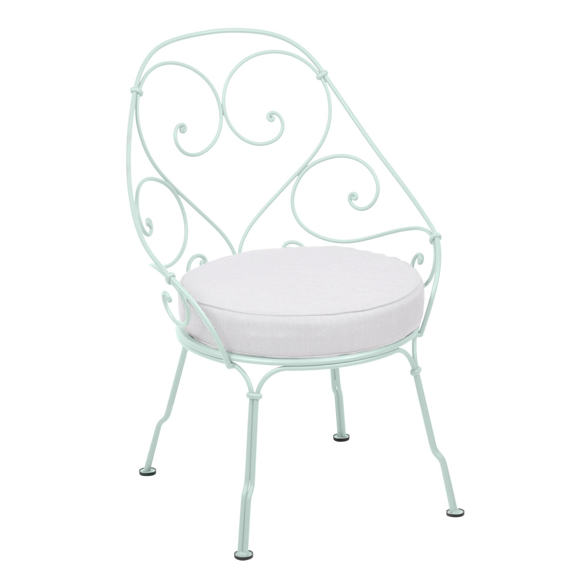 1900 Cabriolet Garden Armchair with Cushion