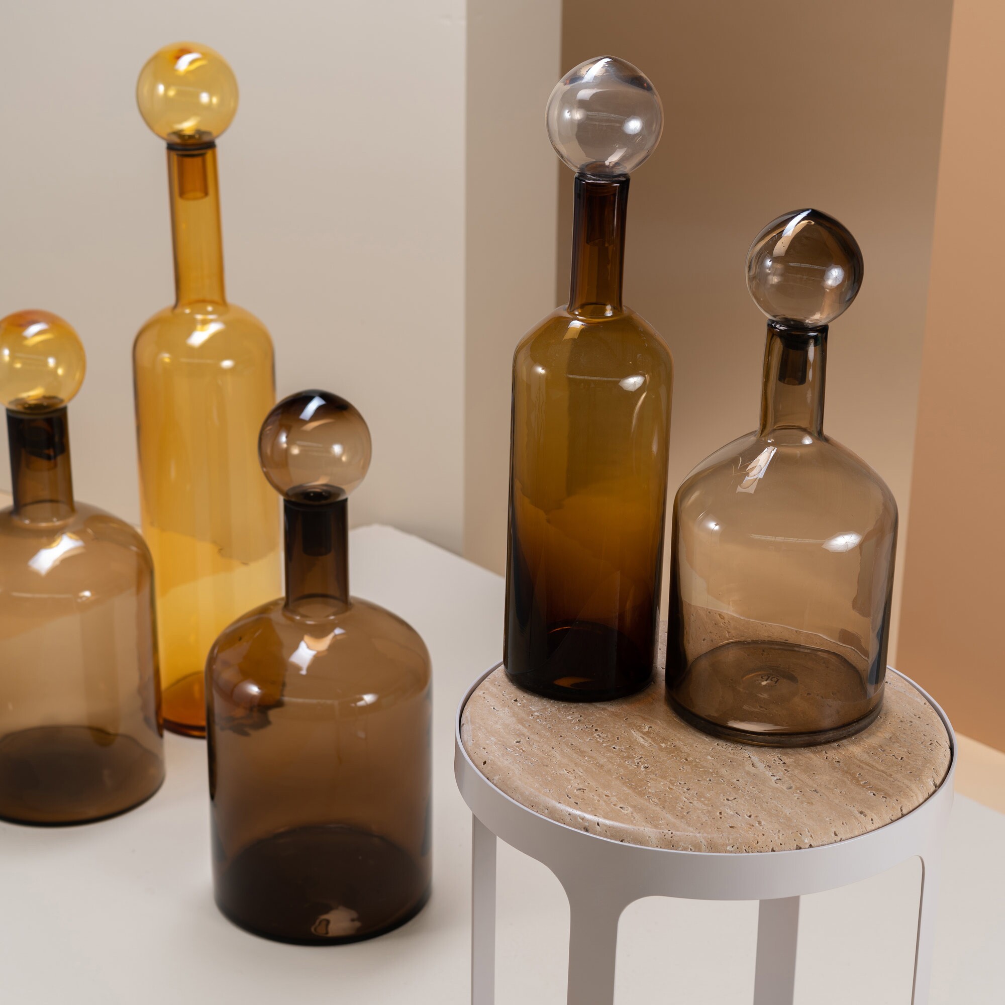 Bubbles & Bottles Carafe Set of 4