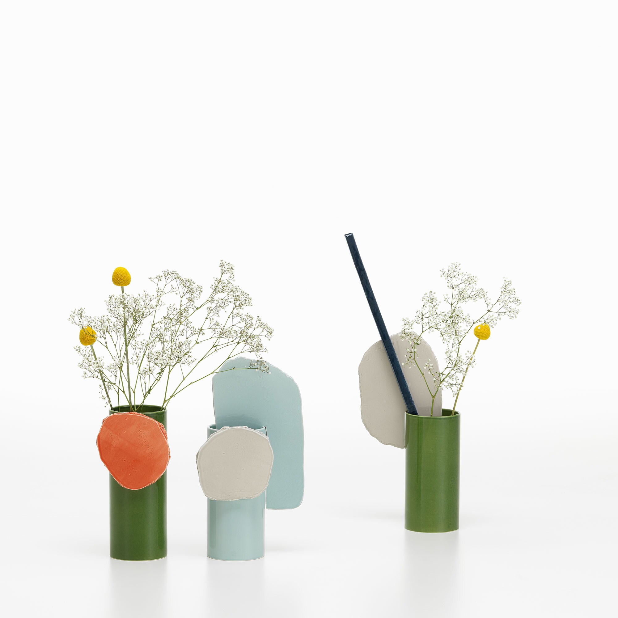 Découpage Feuille Vase