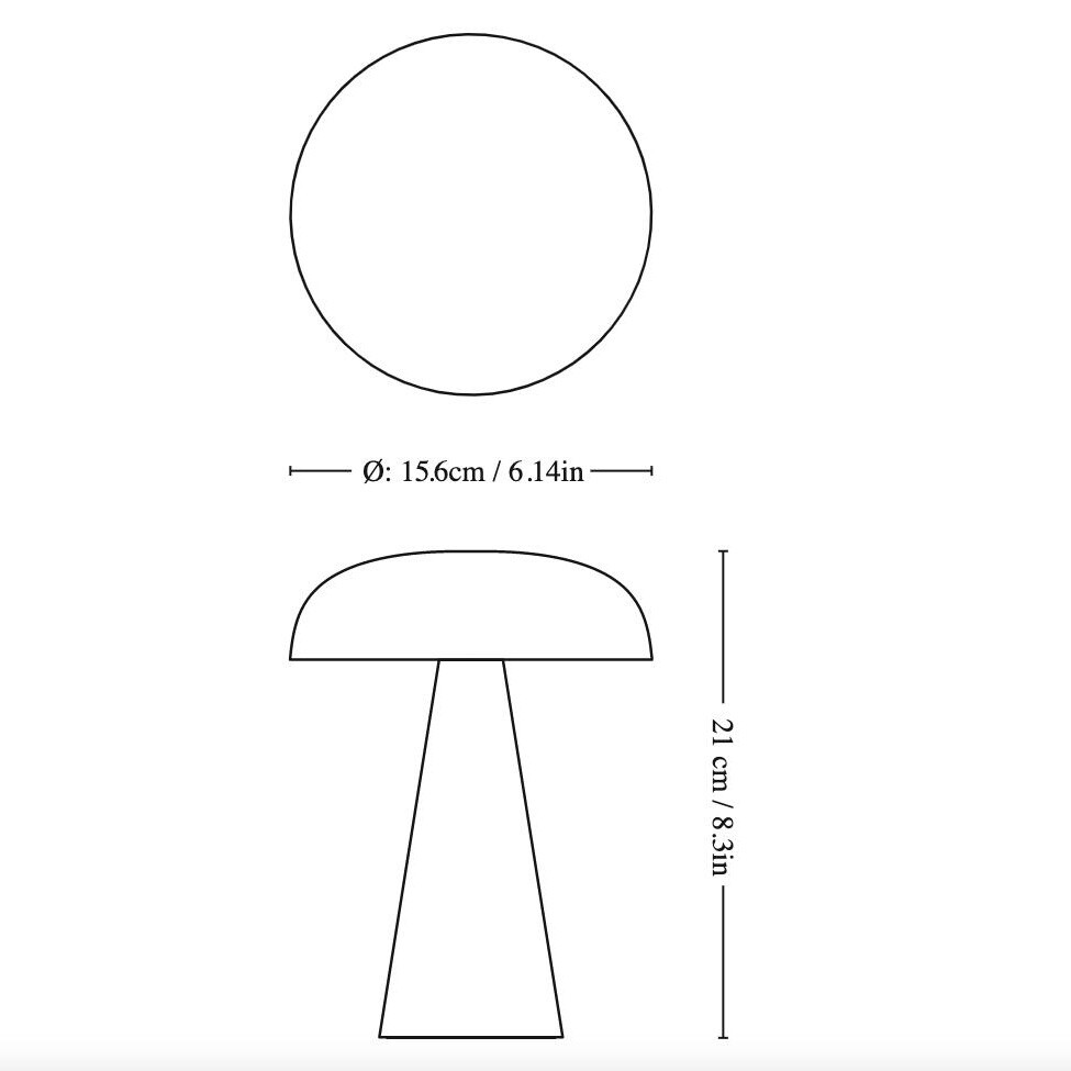 Como SC53 LED Table Lamp with Battery