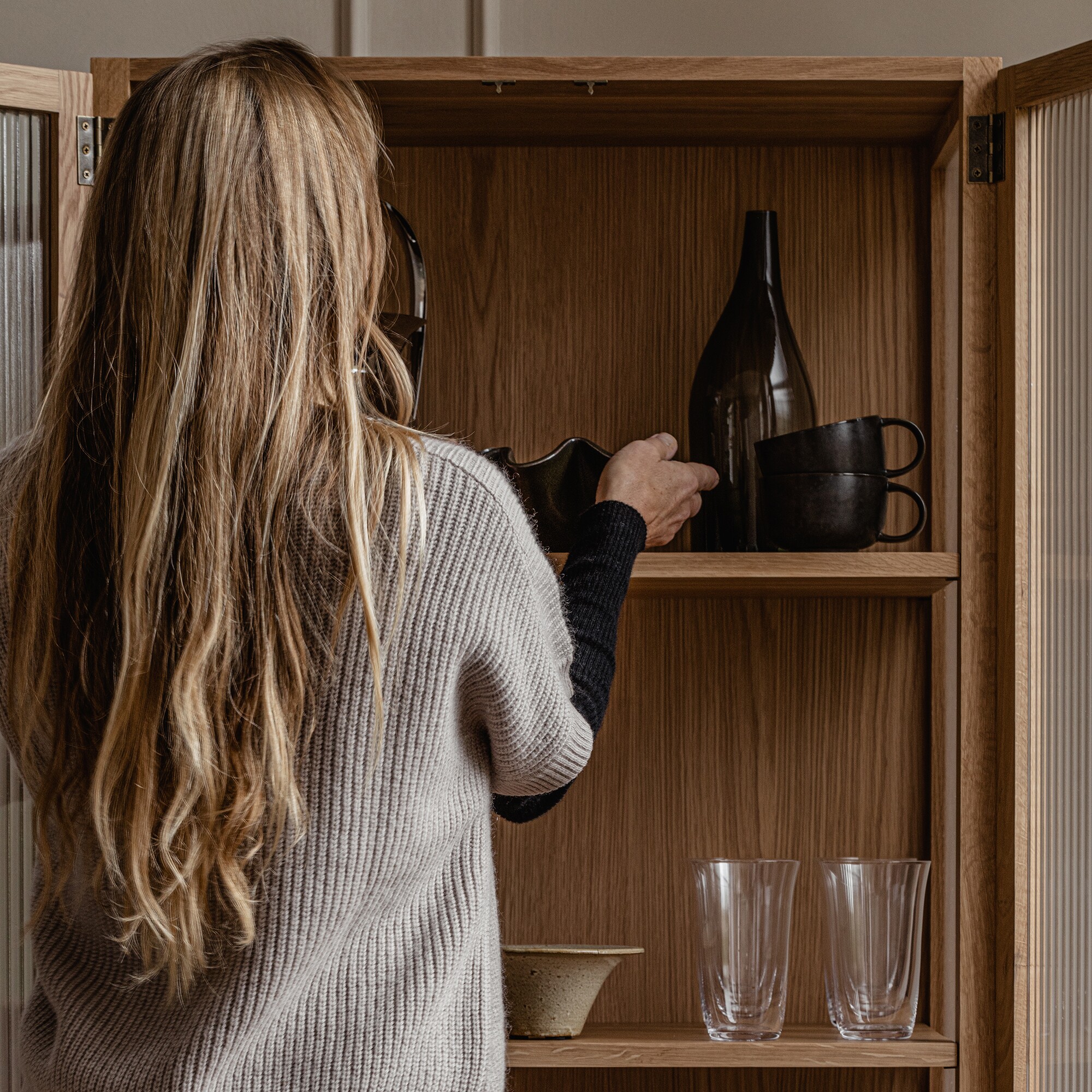 Curiosity Glass Cabinet H 143 cm