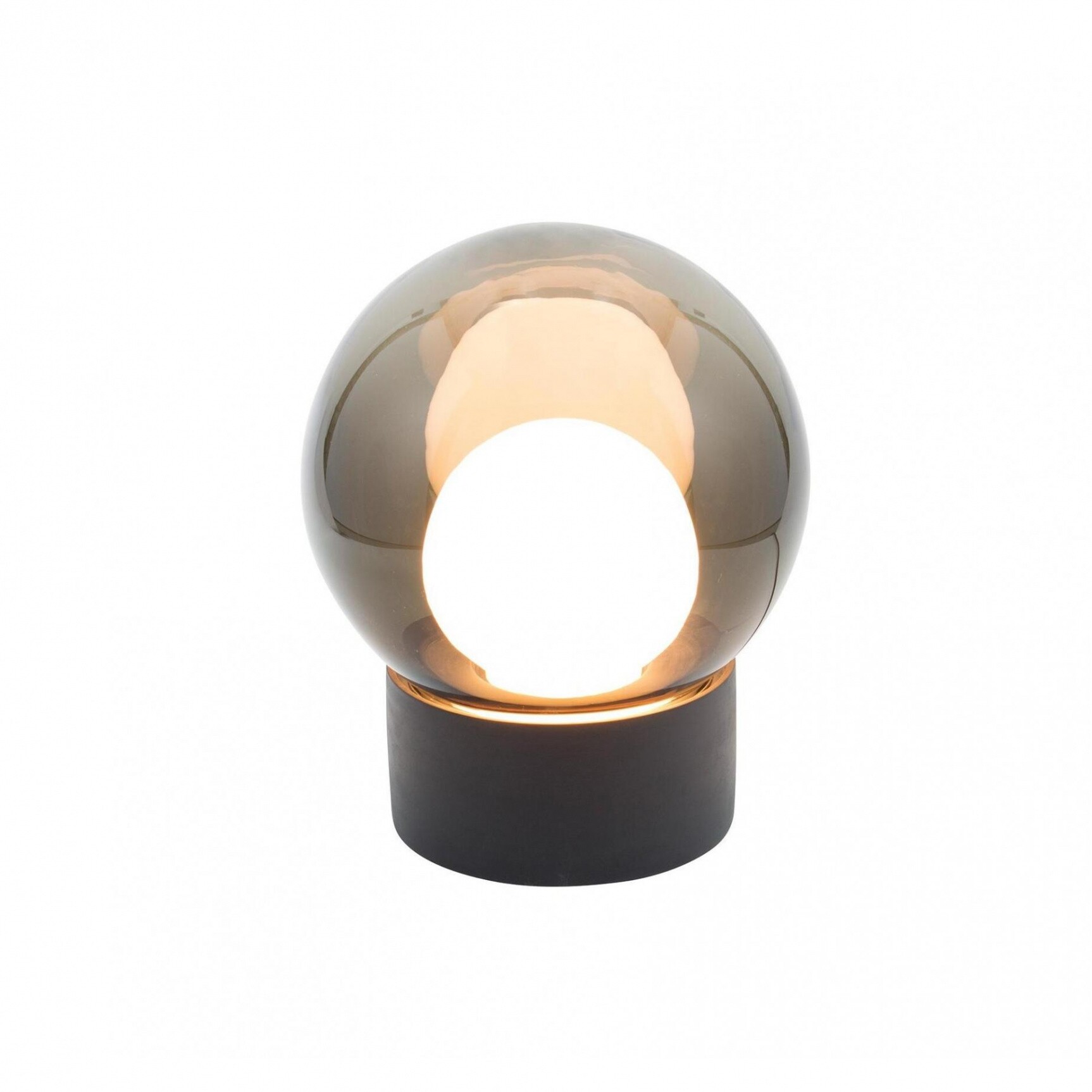 Boule Small Table Lamp Pedestal Black