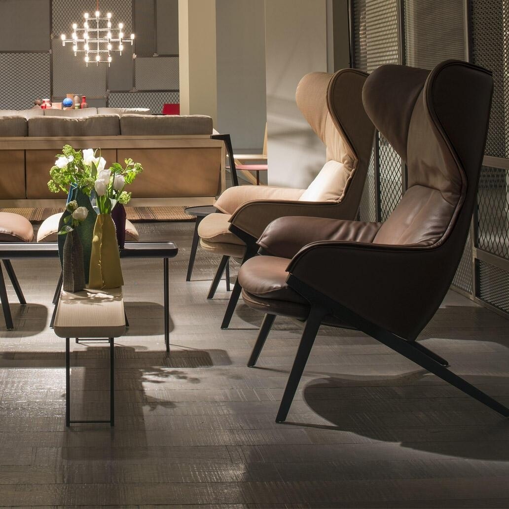 P22 Patrick Norguet Wingback Chair