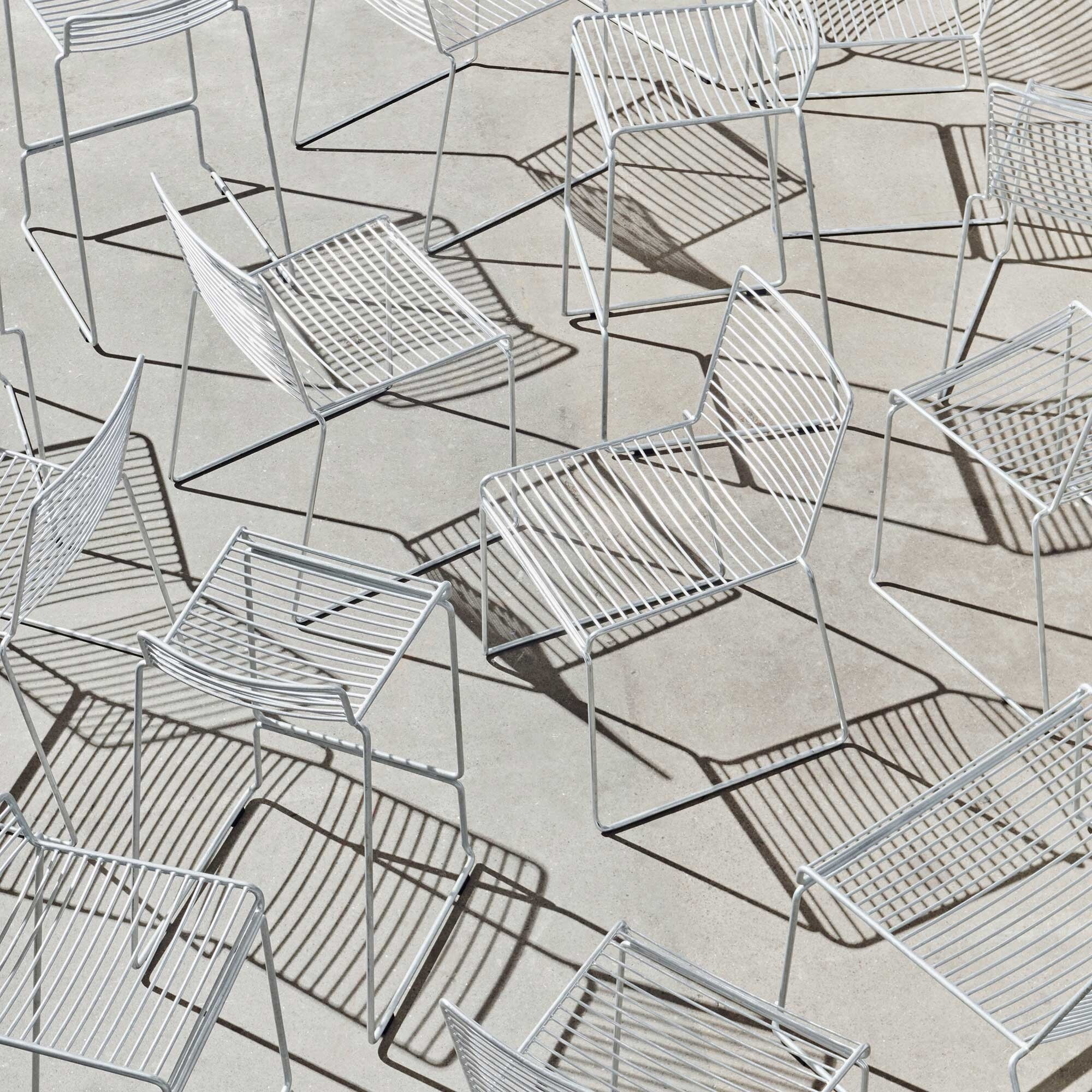 Hee Bar Stool High Hot Galvanised