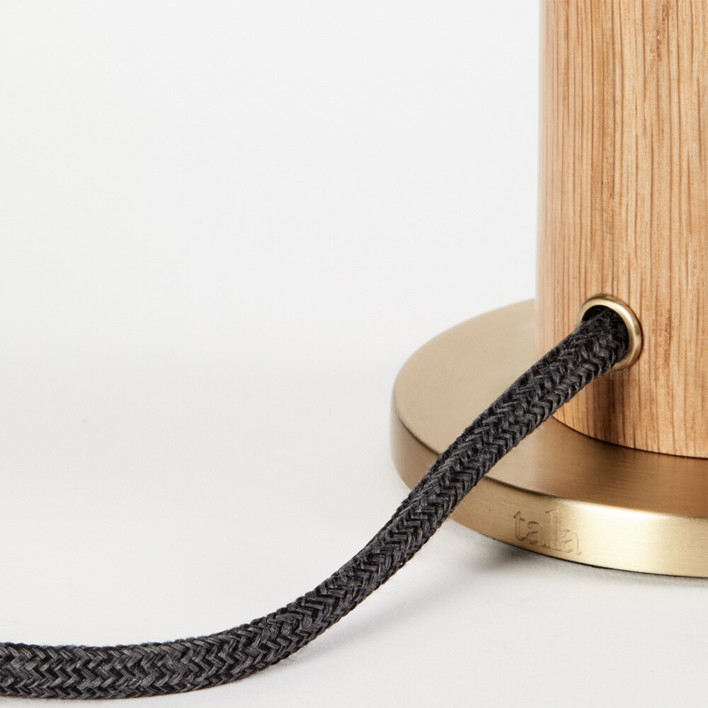 Oak Knuckle Table Lamp