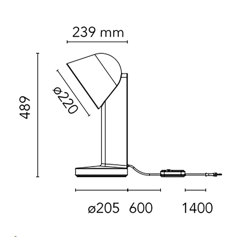 Céramique Down Table Lamp